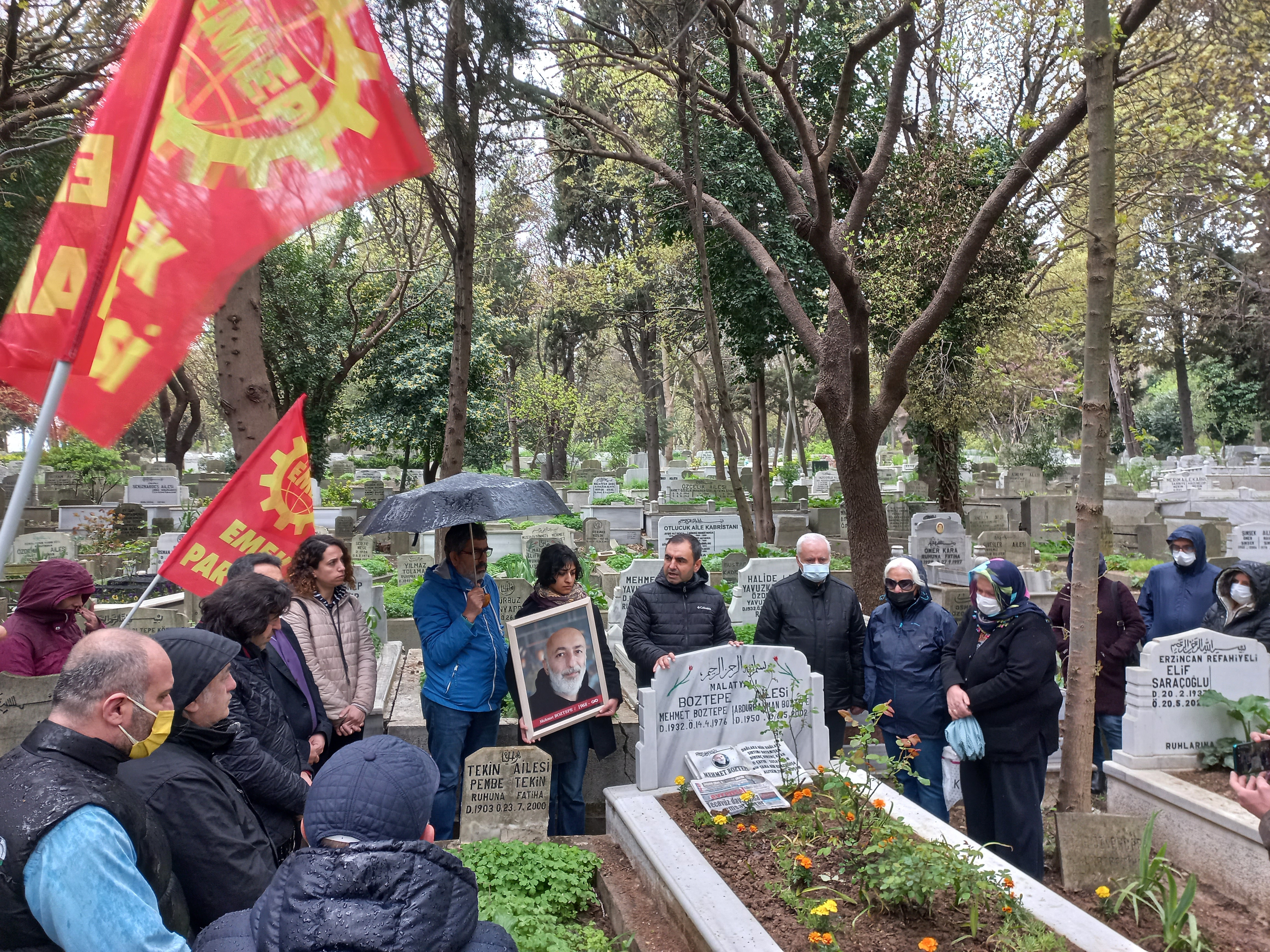 Mehmet Boztepe mezar başı