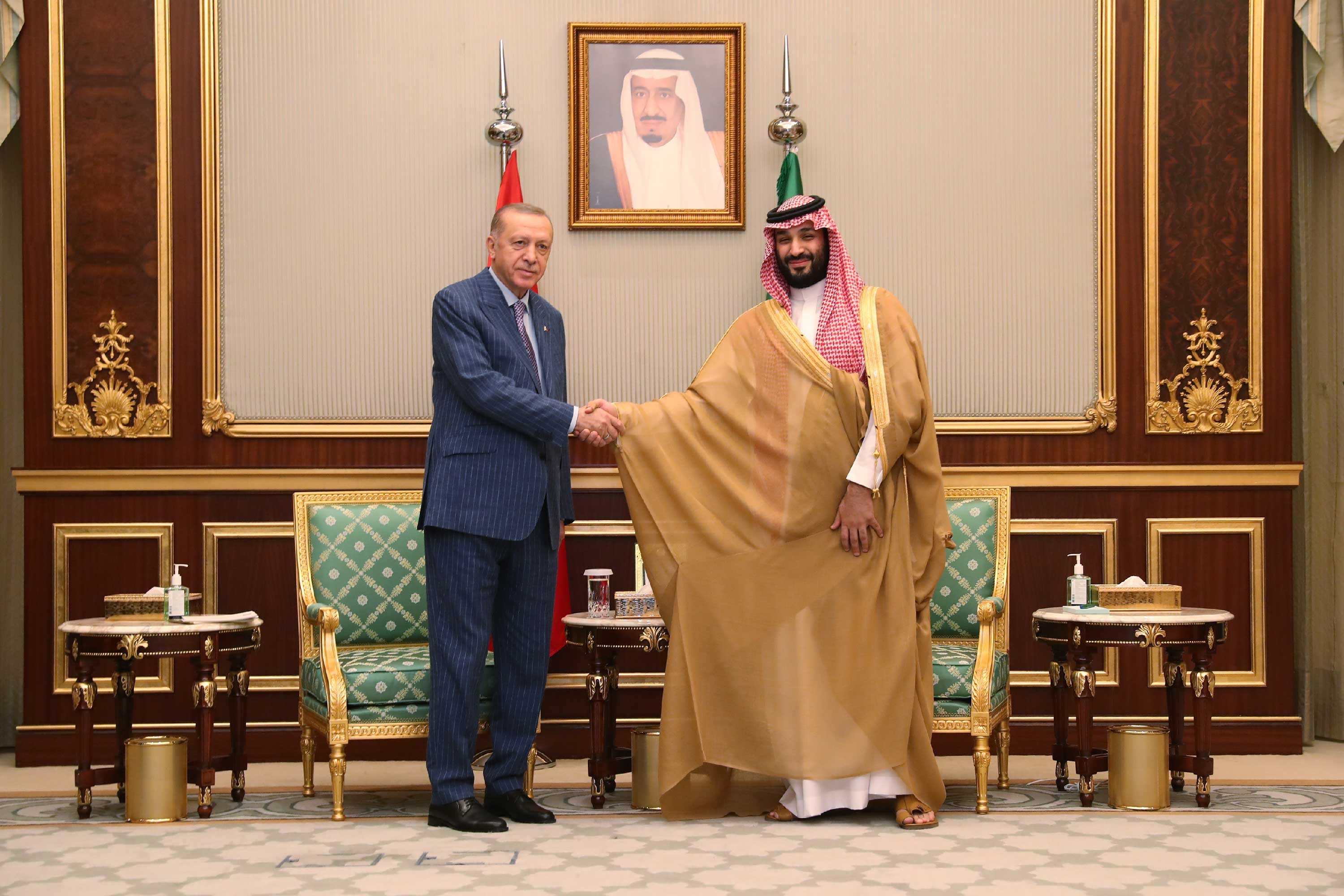 Tayyip Erdoğan ve Prens Muhammed bin Selman