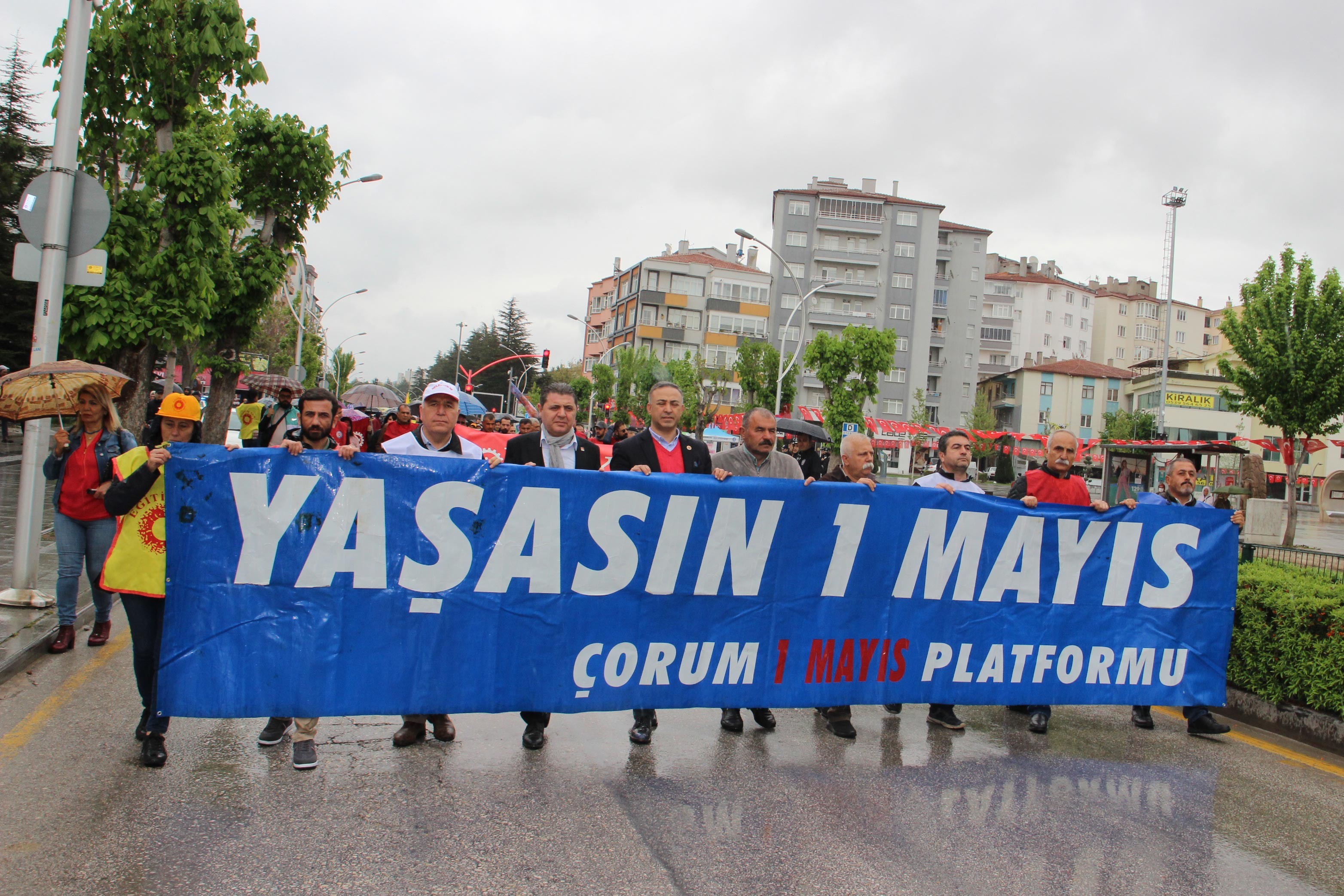 Çorum'da 1 Mayıs mitingi