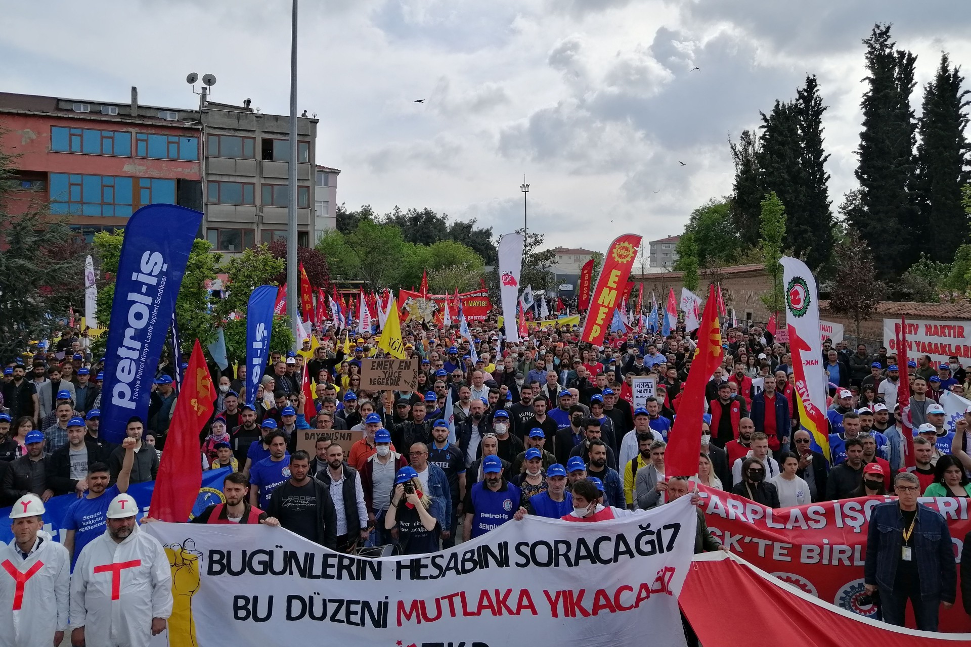 Gebze'de 1 Mayıs