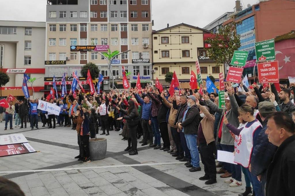 Rize'deki 1 Mayıs mitingi