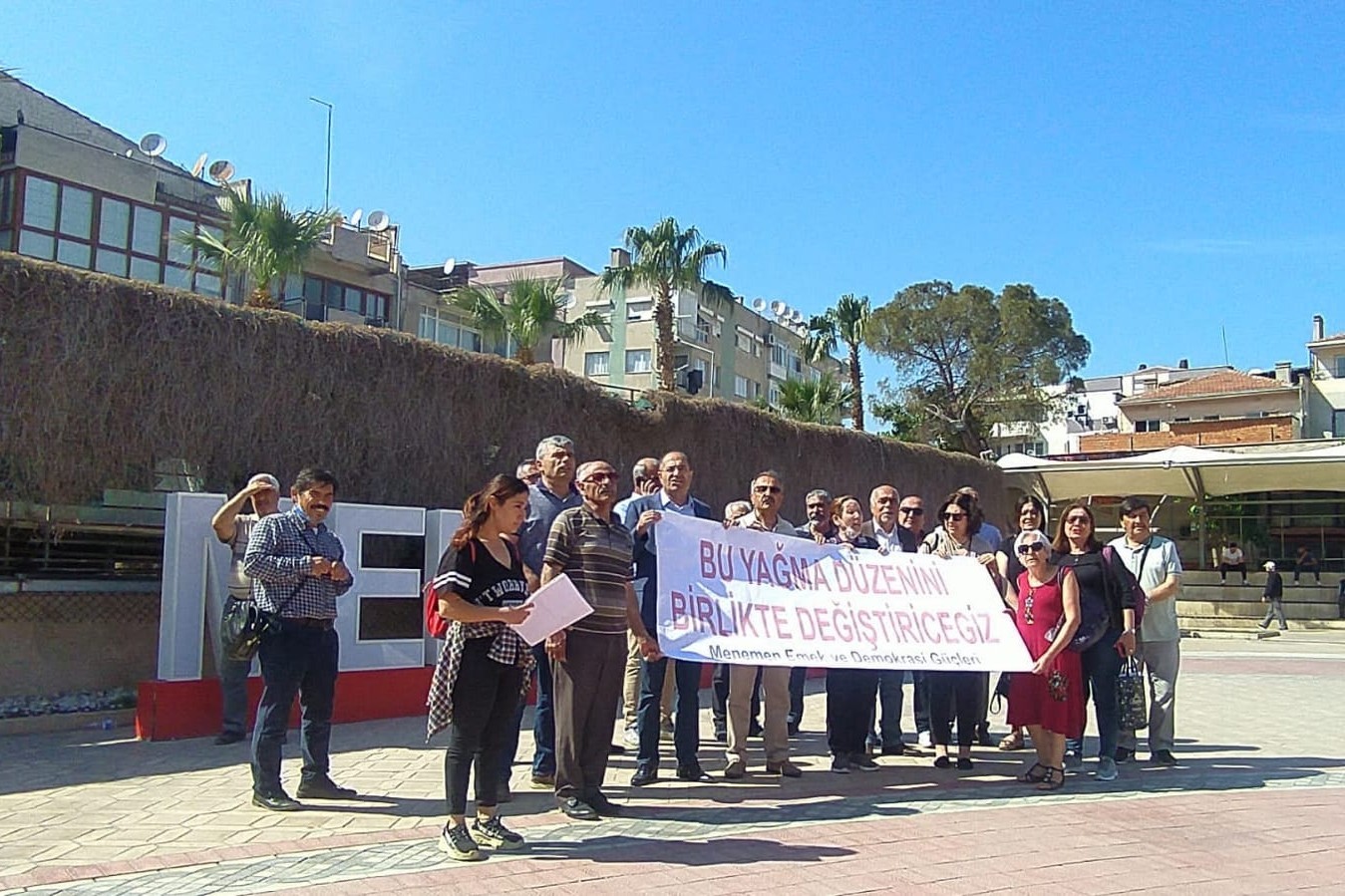 Menemen Emek ve Demokrasi Güçleri açıklama yaptı