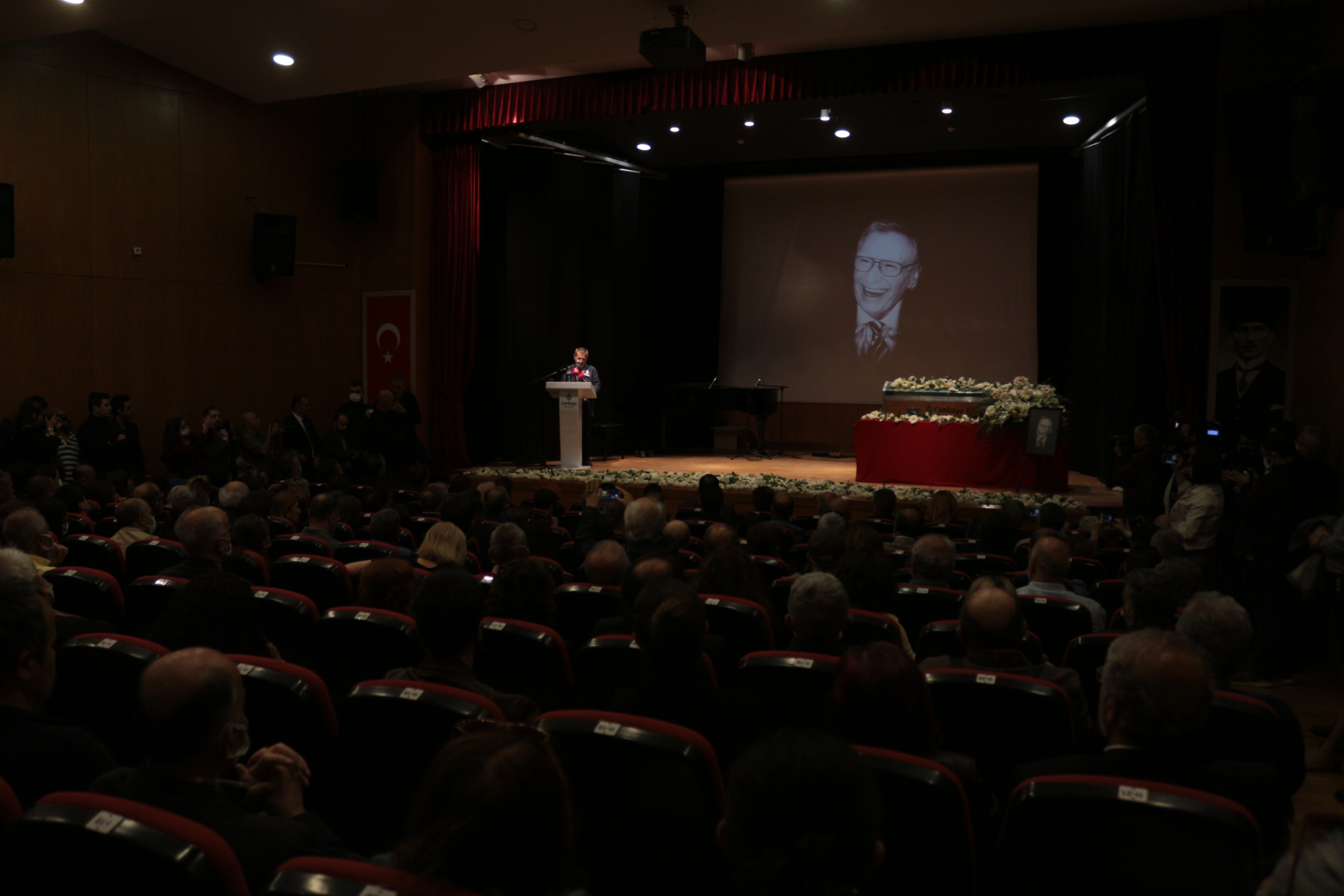 Ahmet Telli, Ahmet Say'ın cenaze töreninde konuşma yaparken