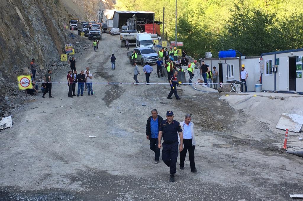 İkizdere taş ocağında iş cinayeti.