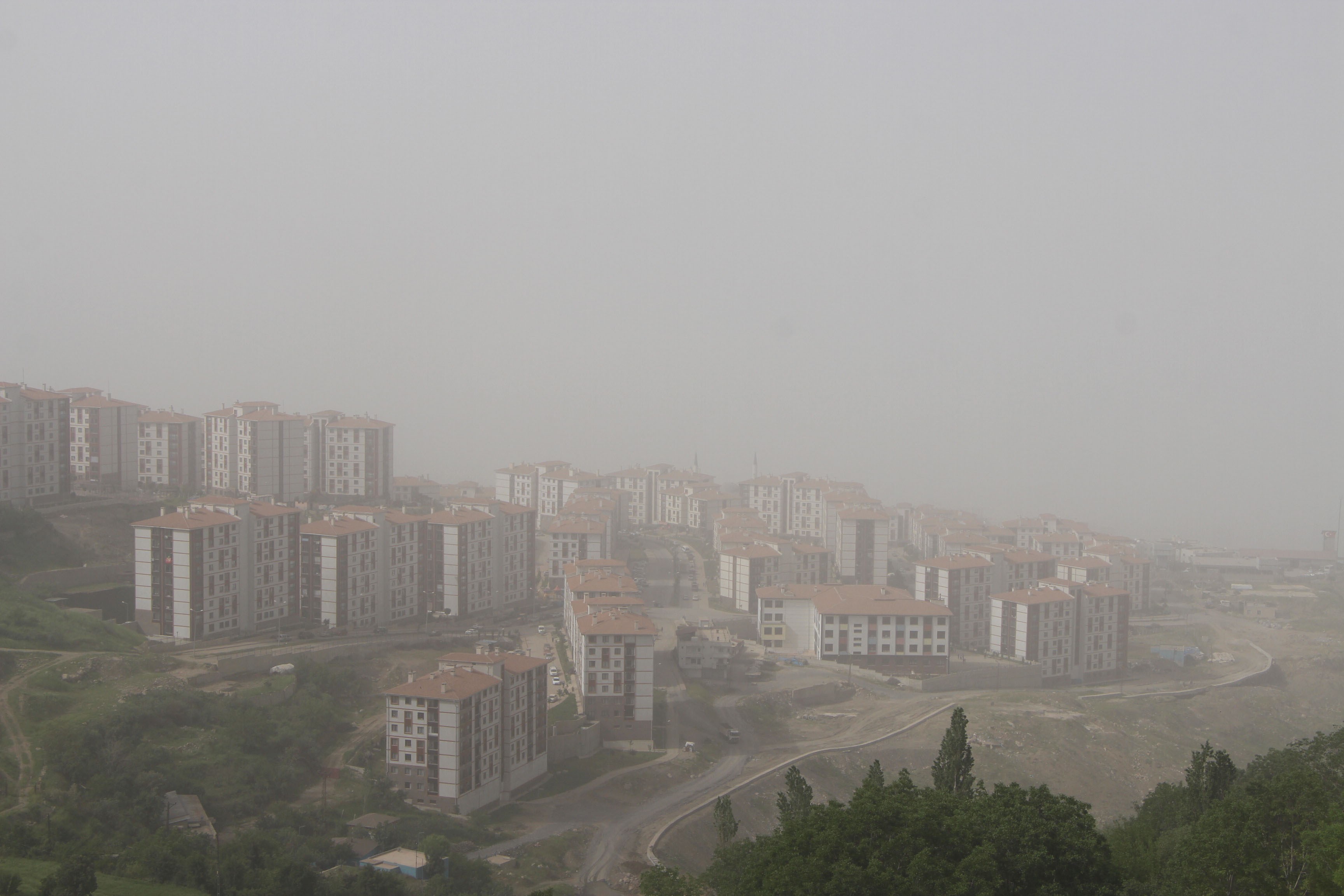 Şırnak'ta toz taşınımı