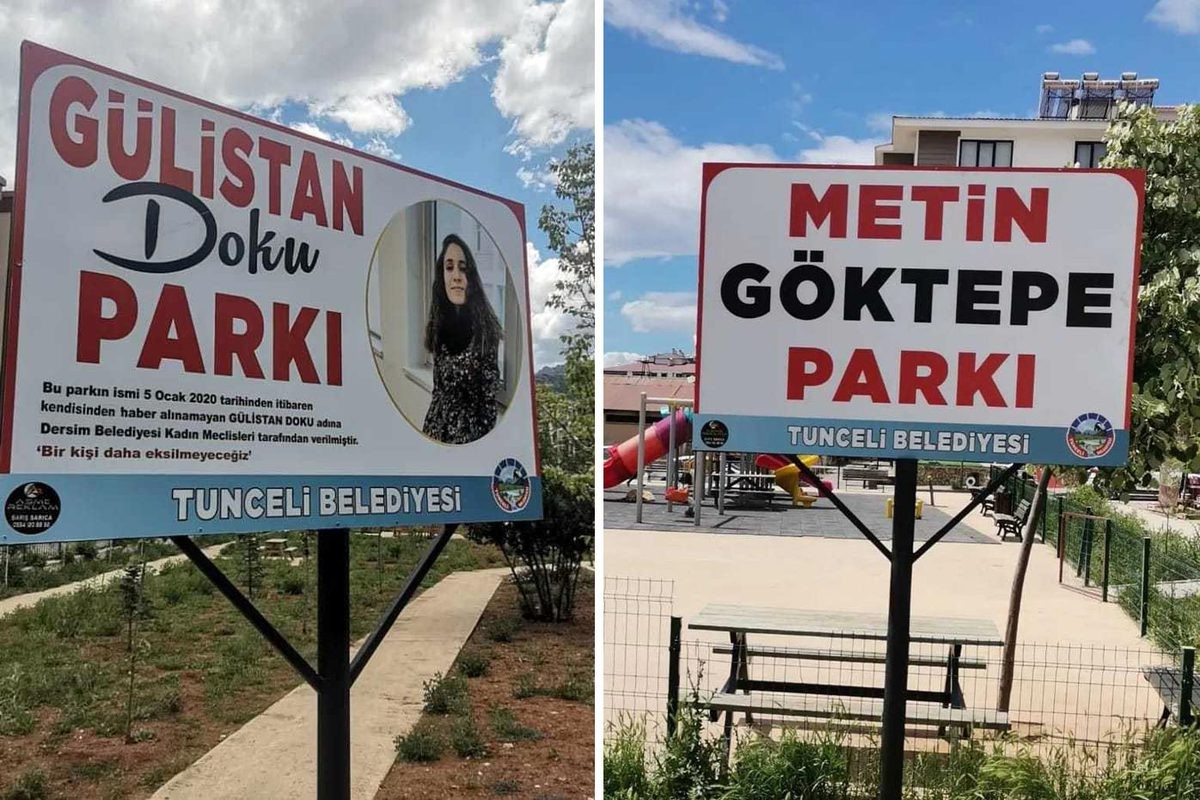 Gülistan Doku ve Metin Göktepe parkı