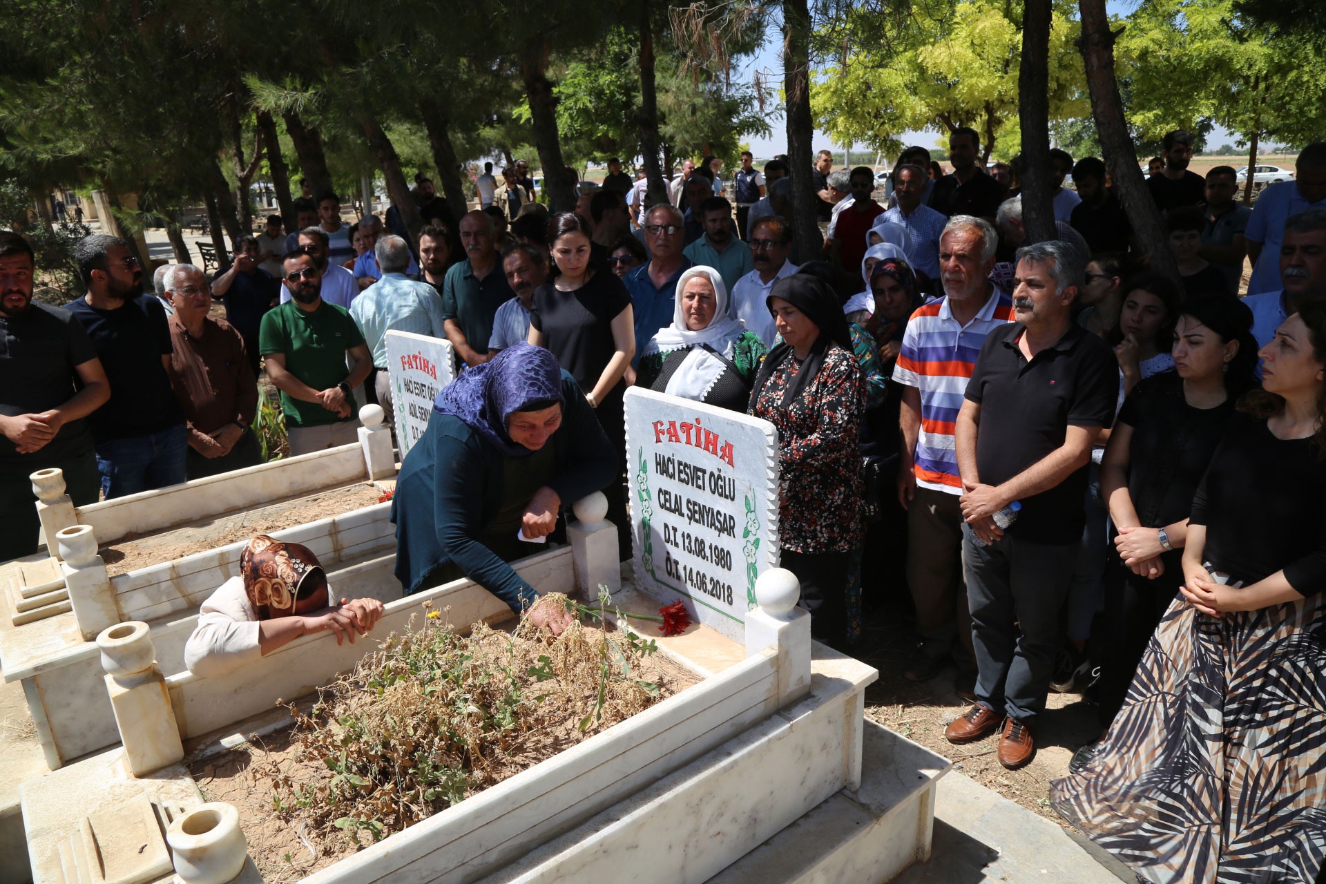 Şenyaşarların mezarı başında anma