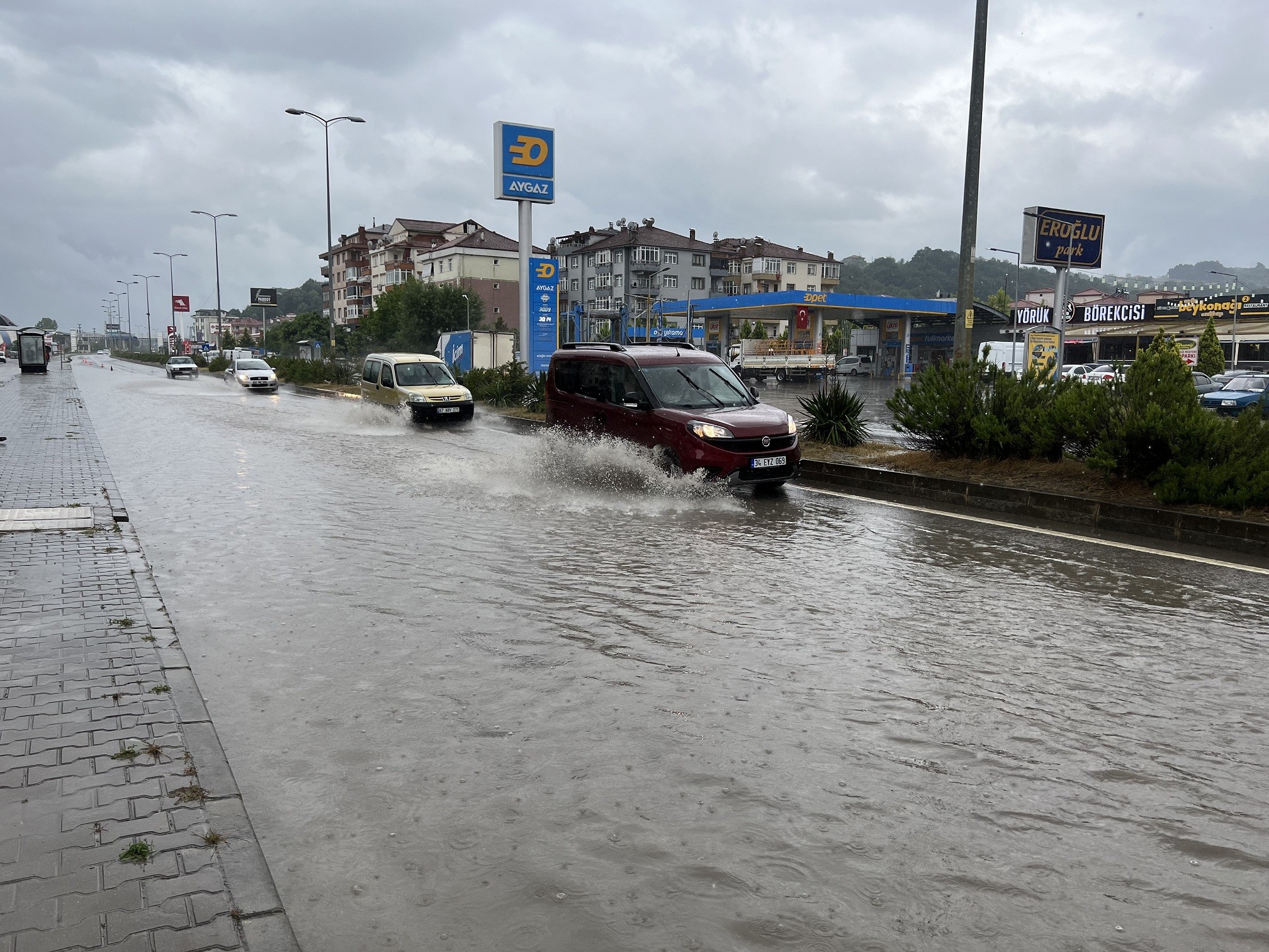 Bartın'da sağanak