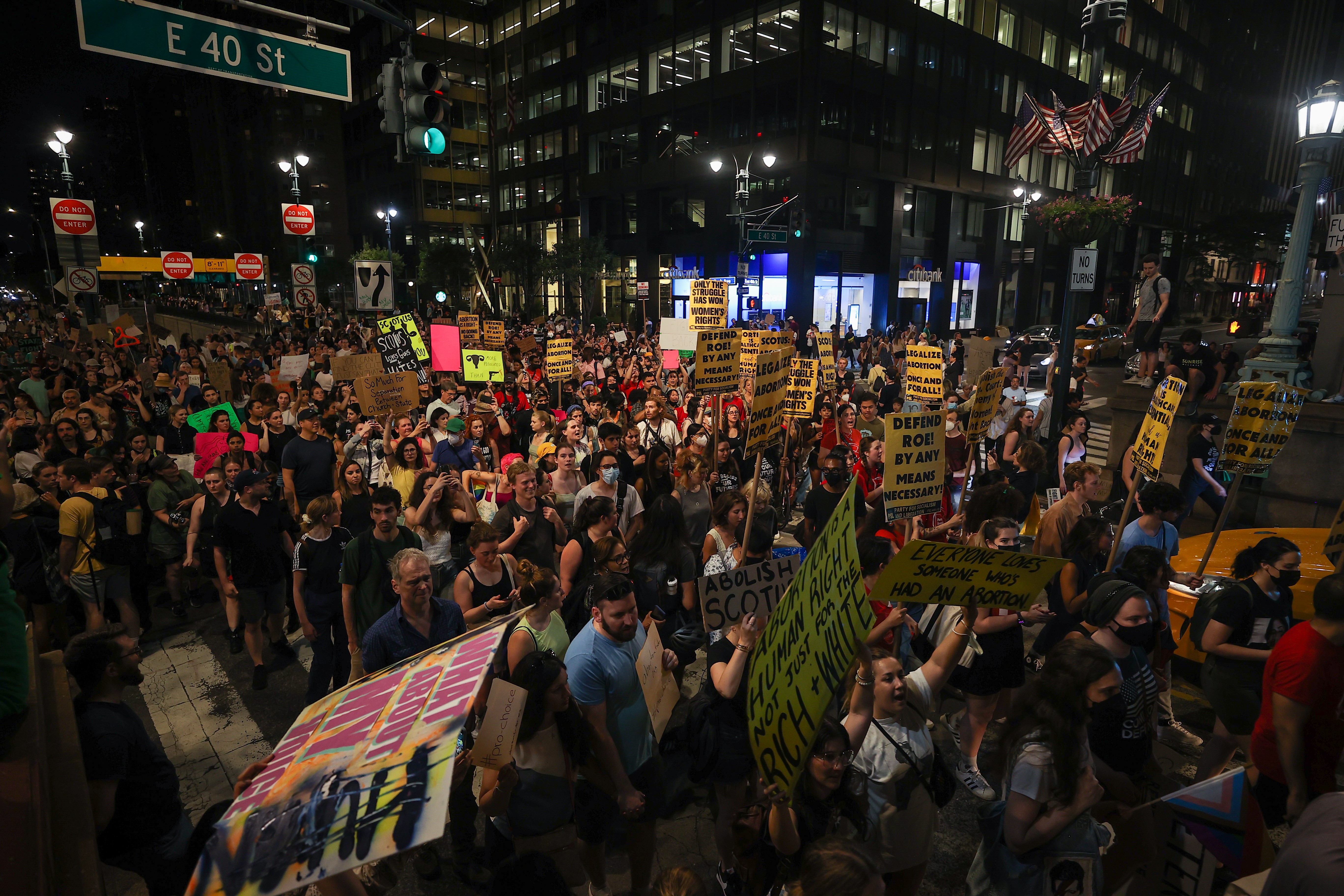 ABD'de kürtaj protestosu