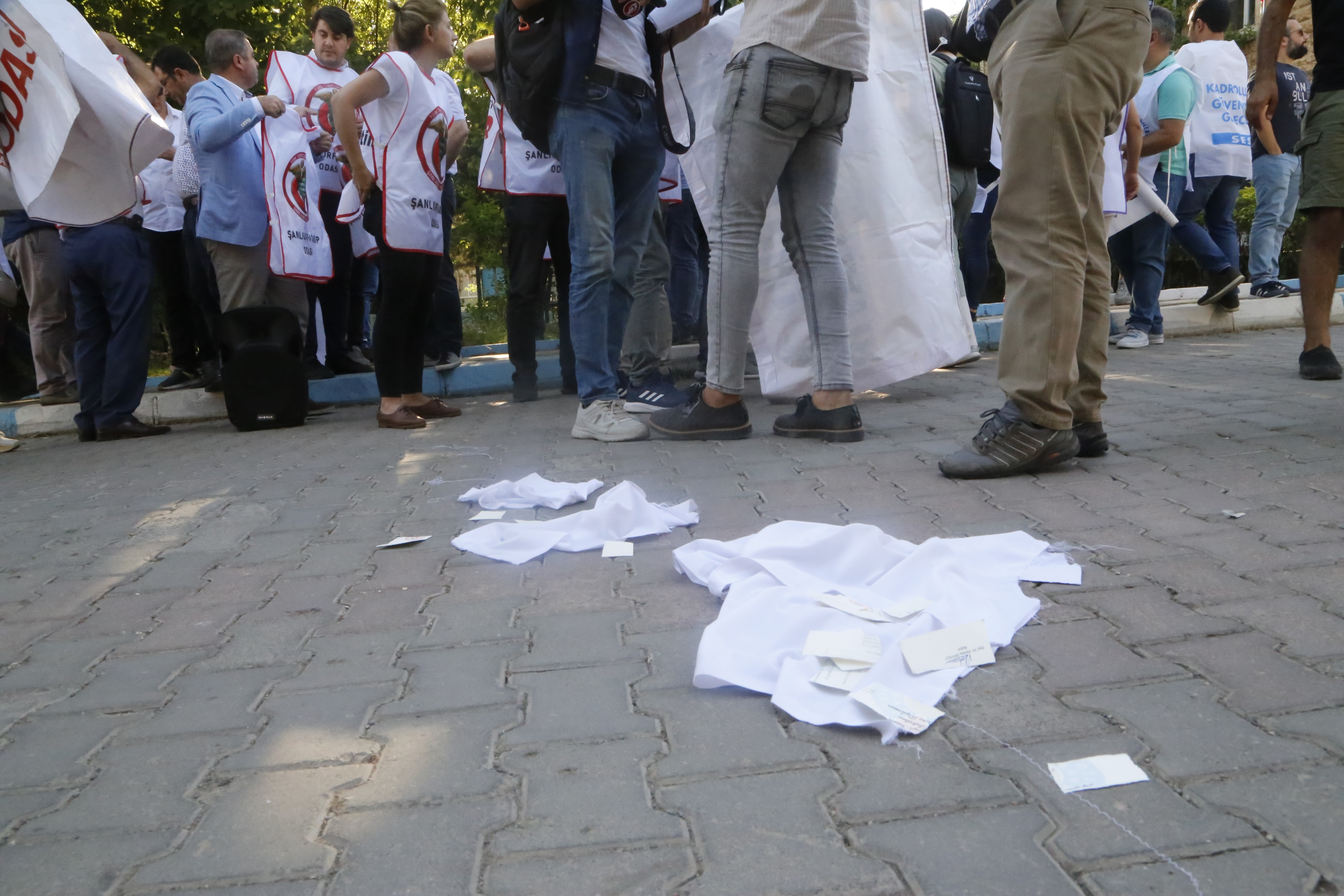 Urfa'da sağlıkta şiddet protesto edildi