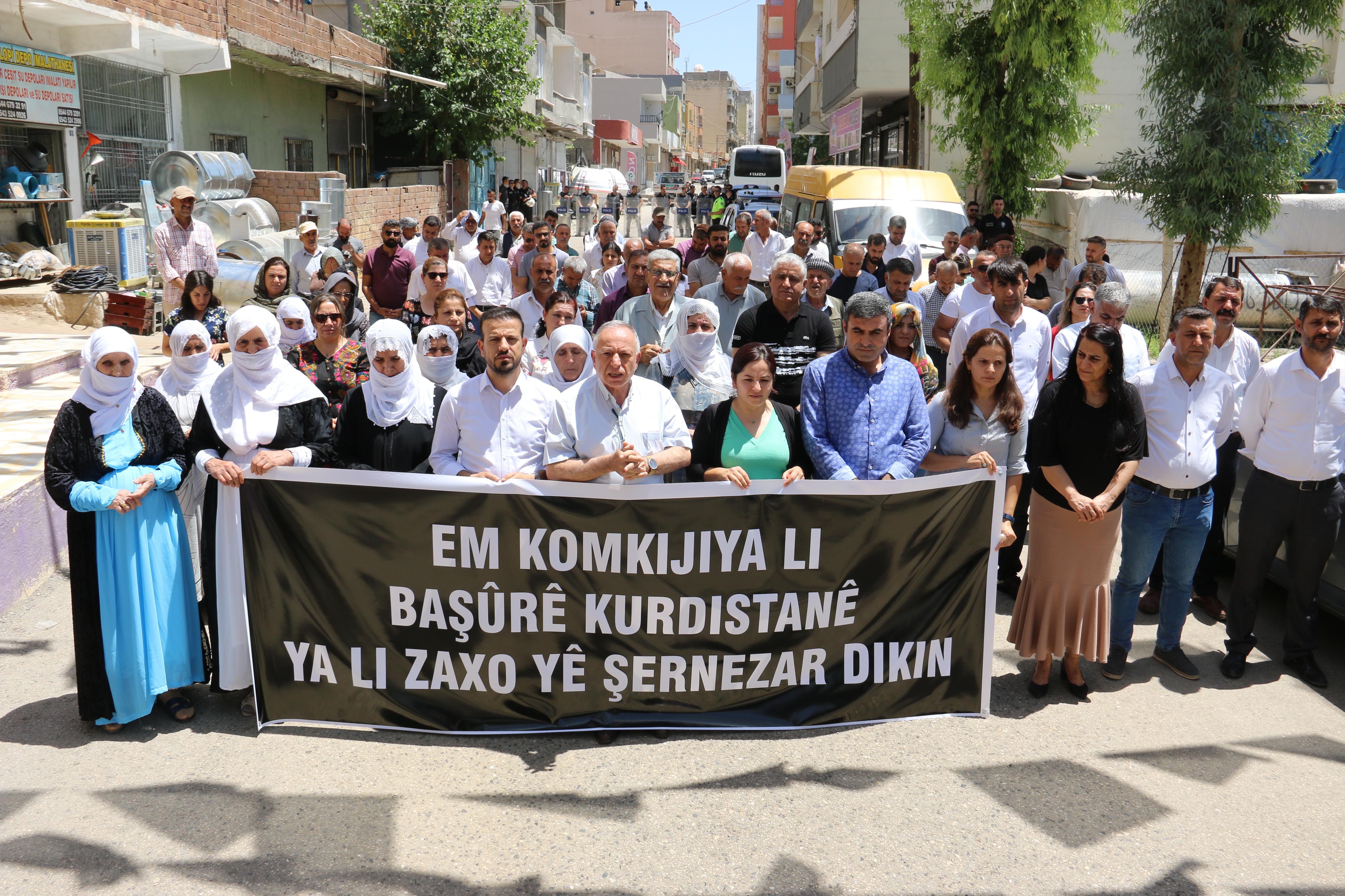 Şırnak'ta Zaho'daki katliam kınandı