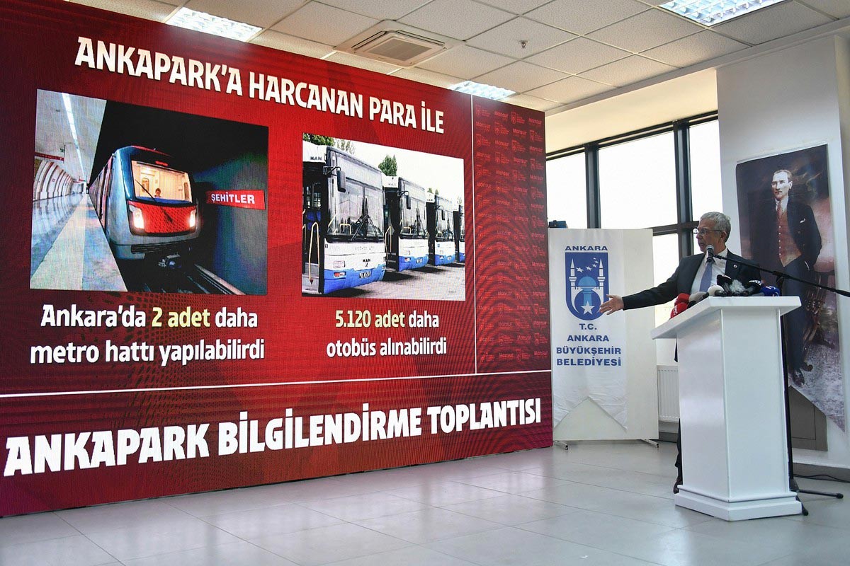 Mansur Yavaş, Ankapark'a harcanan parayı anlatırken