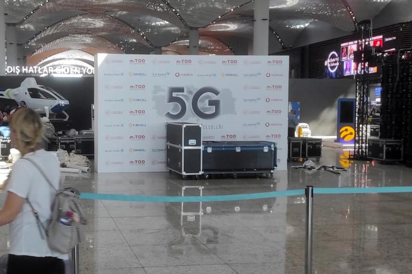 İstanbul Havalimanı'ndaki 5G standı