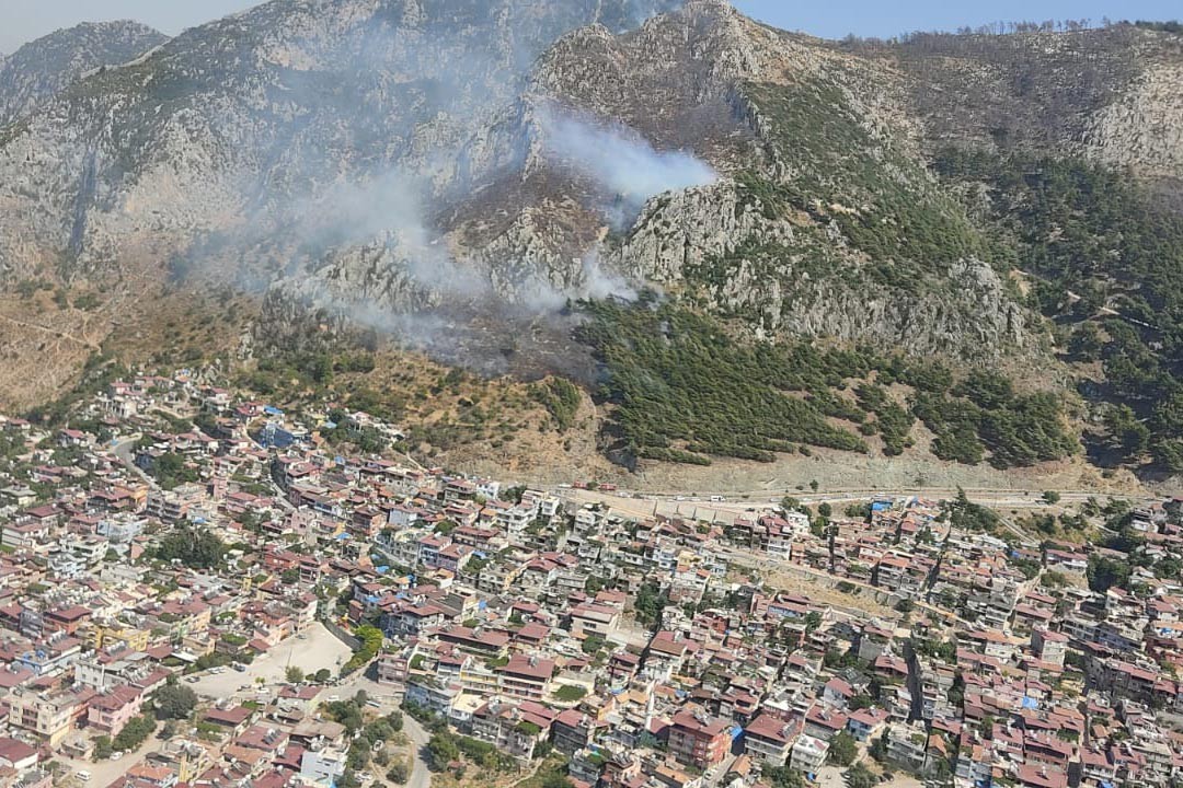 Hatay'daki orman yangını