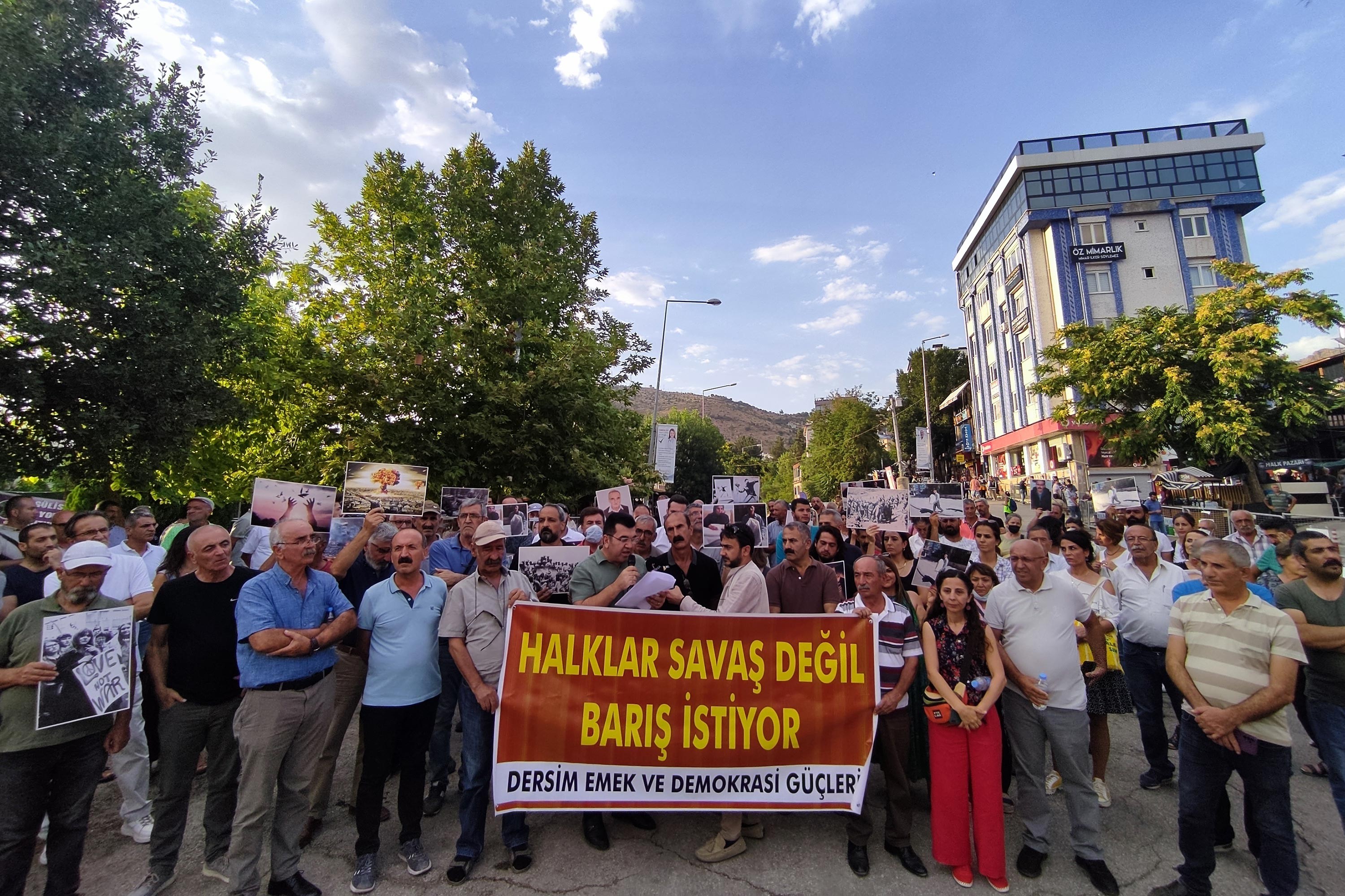 1 Eylül Dünya Barış Günü eylemi Dersim