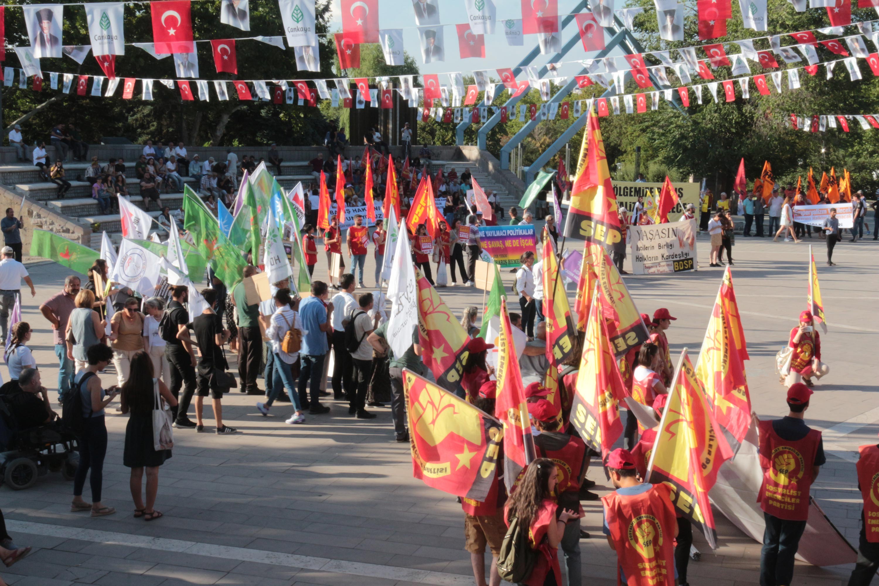 1 Eylül Dünya Barış Günü eylemi Ankara