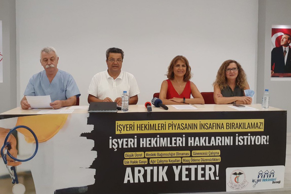 İşyeri hekimleri basın toplantısı düzenledi