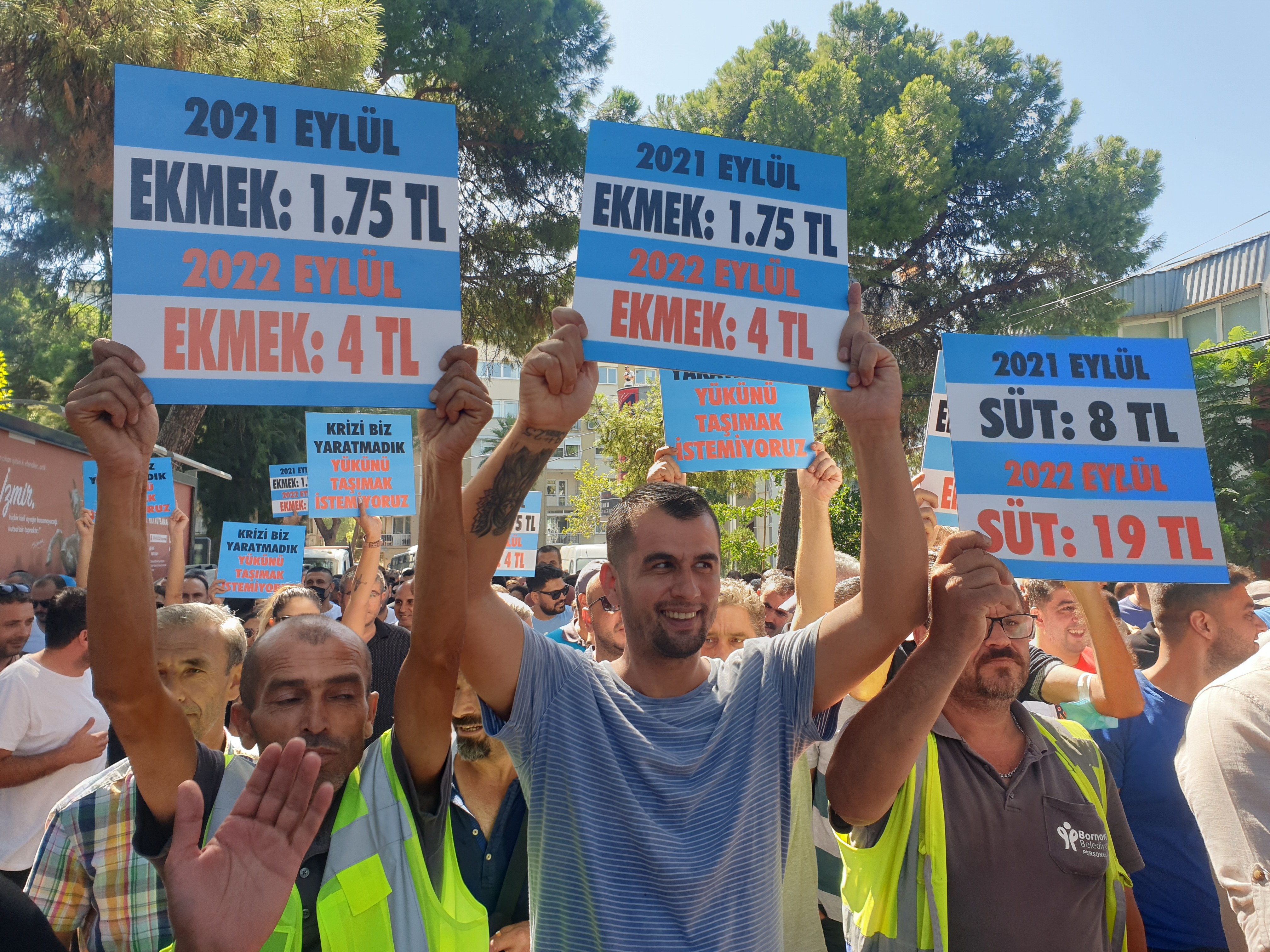 Bornova Belediyesi işçileri