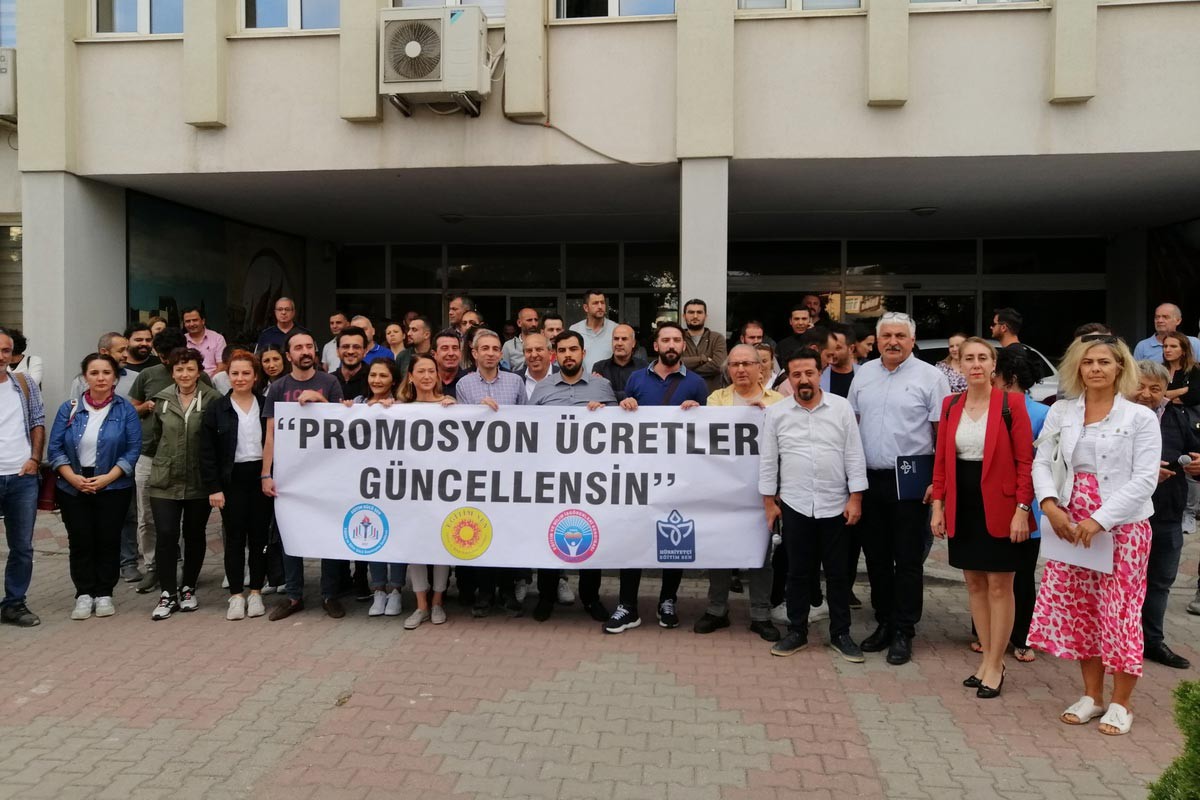 Gebzeli eğitim emekçilerinin promosyon eylemi