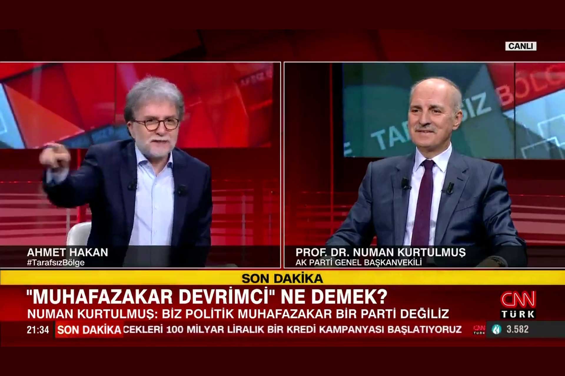 Ahmet Hakan, Numan Kurtulmuş'tan izin isterken