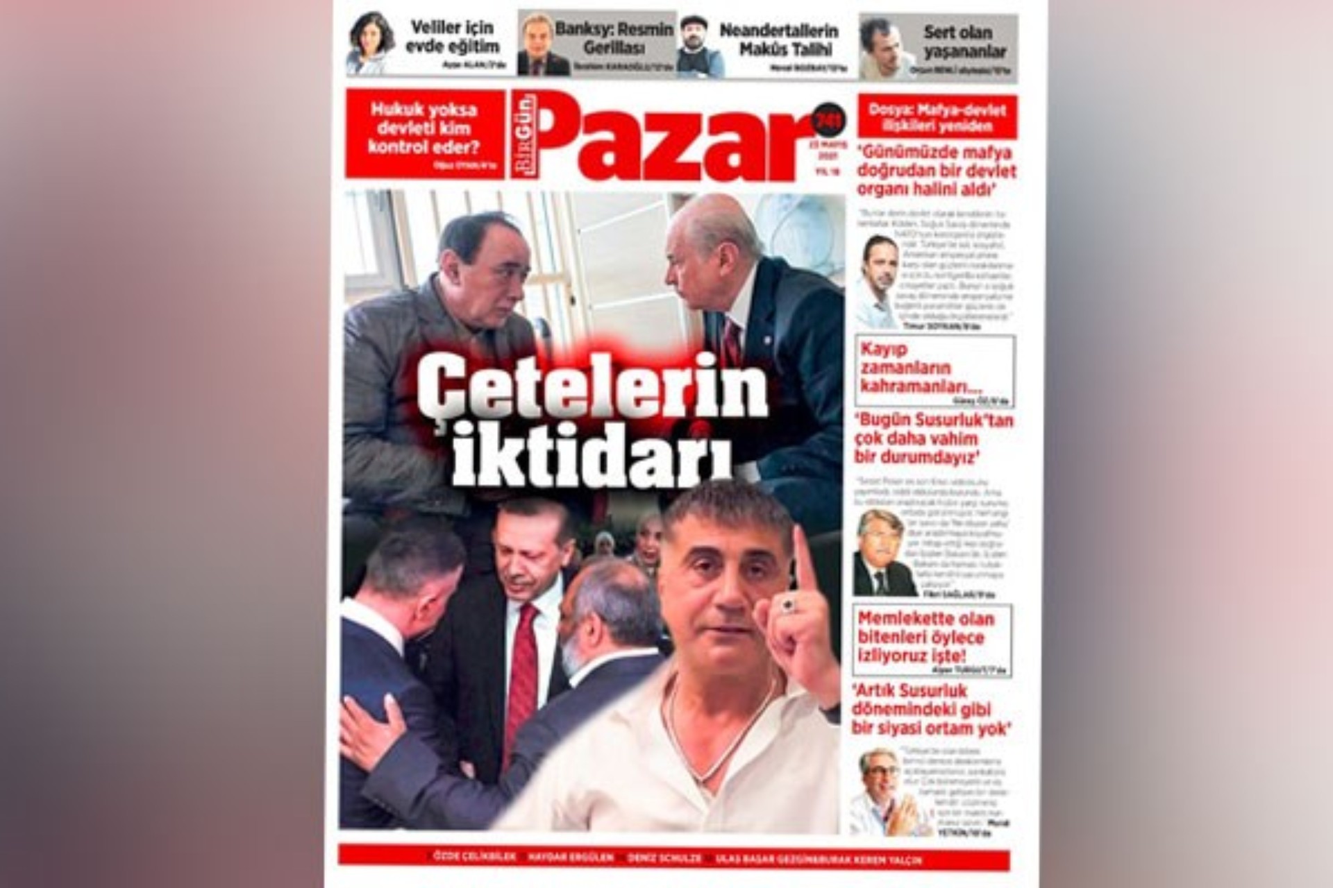 Birgün Pazar'ın 25 Mayıs 2021 tarihli nüshası