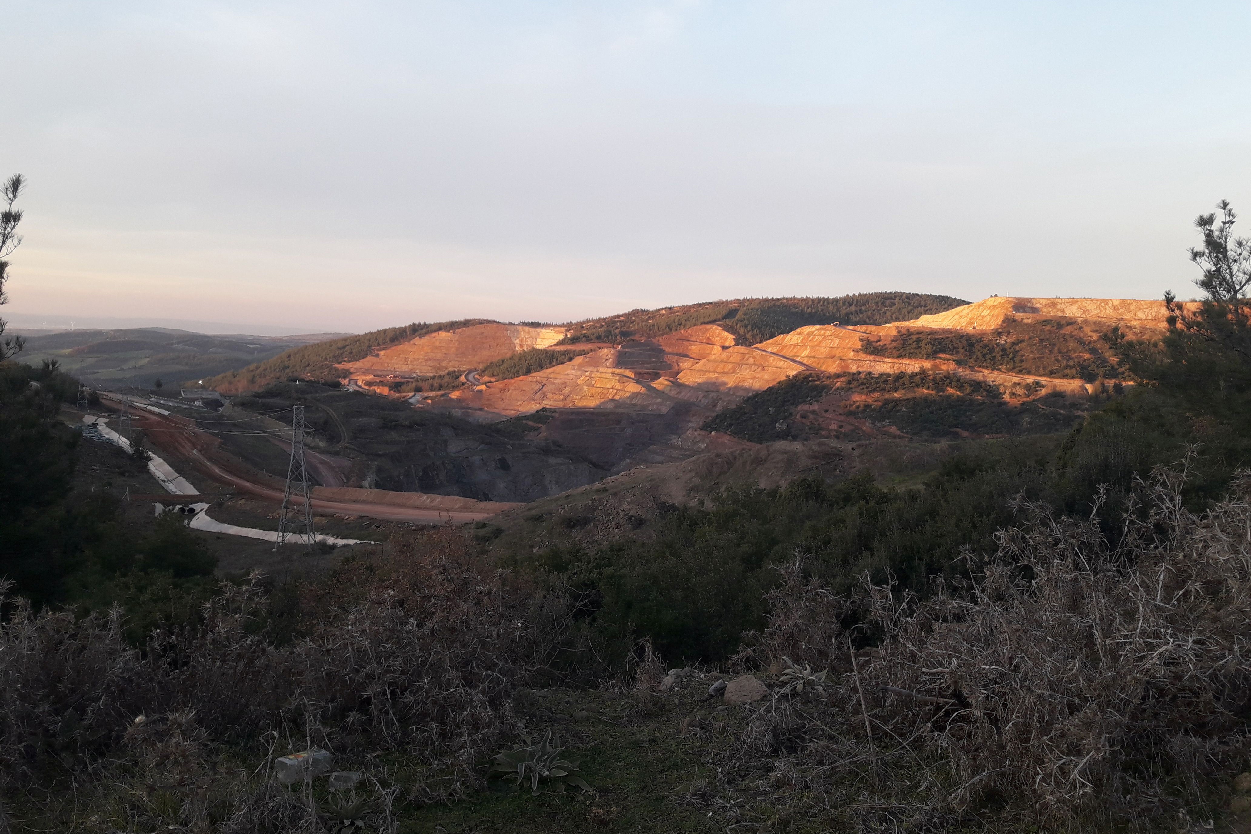 Çanakkale Lapseki altın madeni