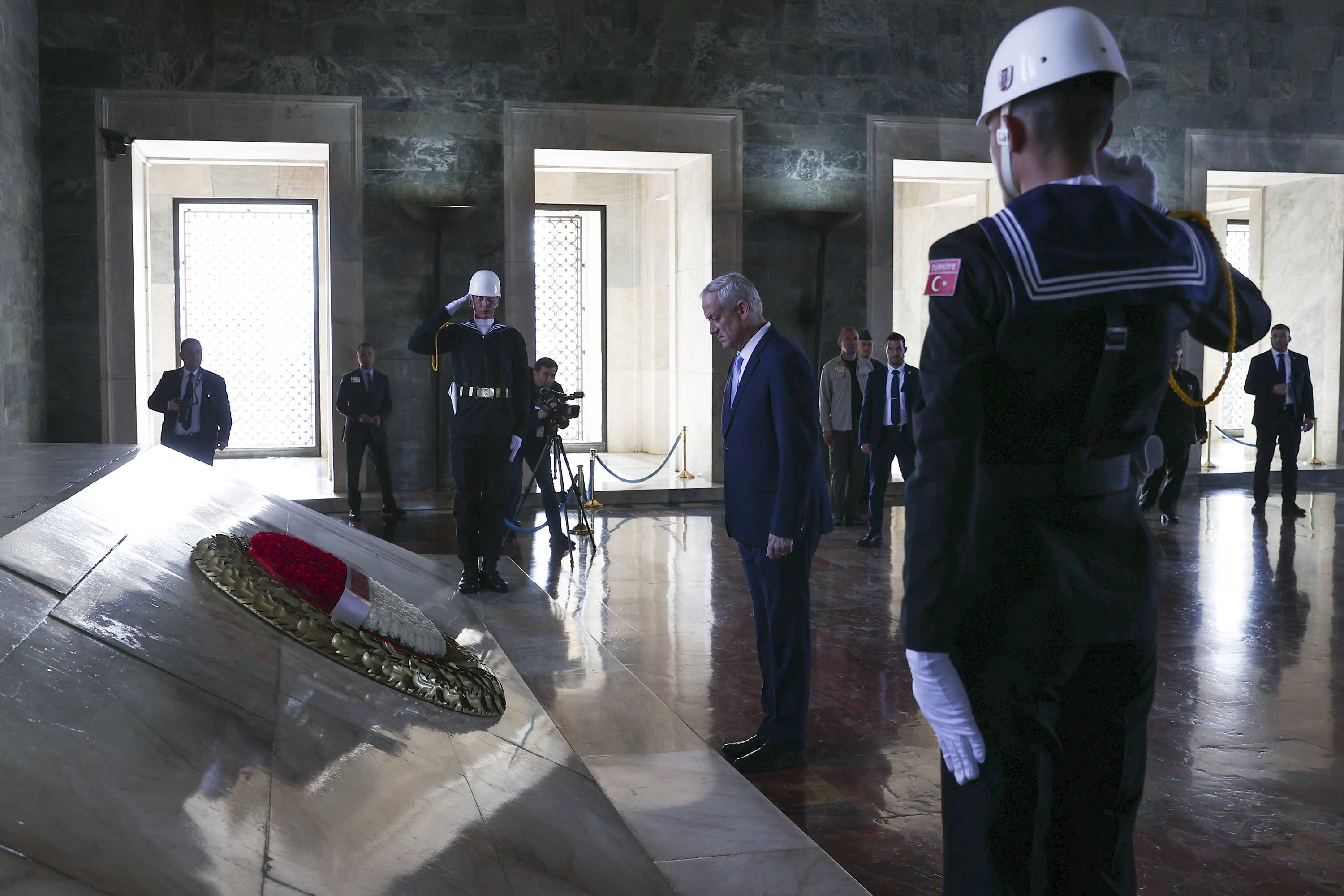 İsrail Savunma Bakanı Benny Gantz, Anıtkabir'de