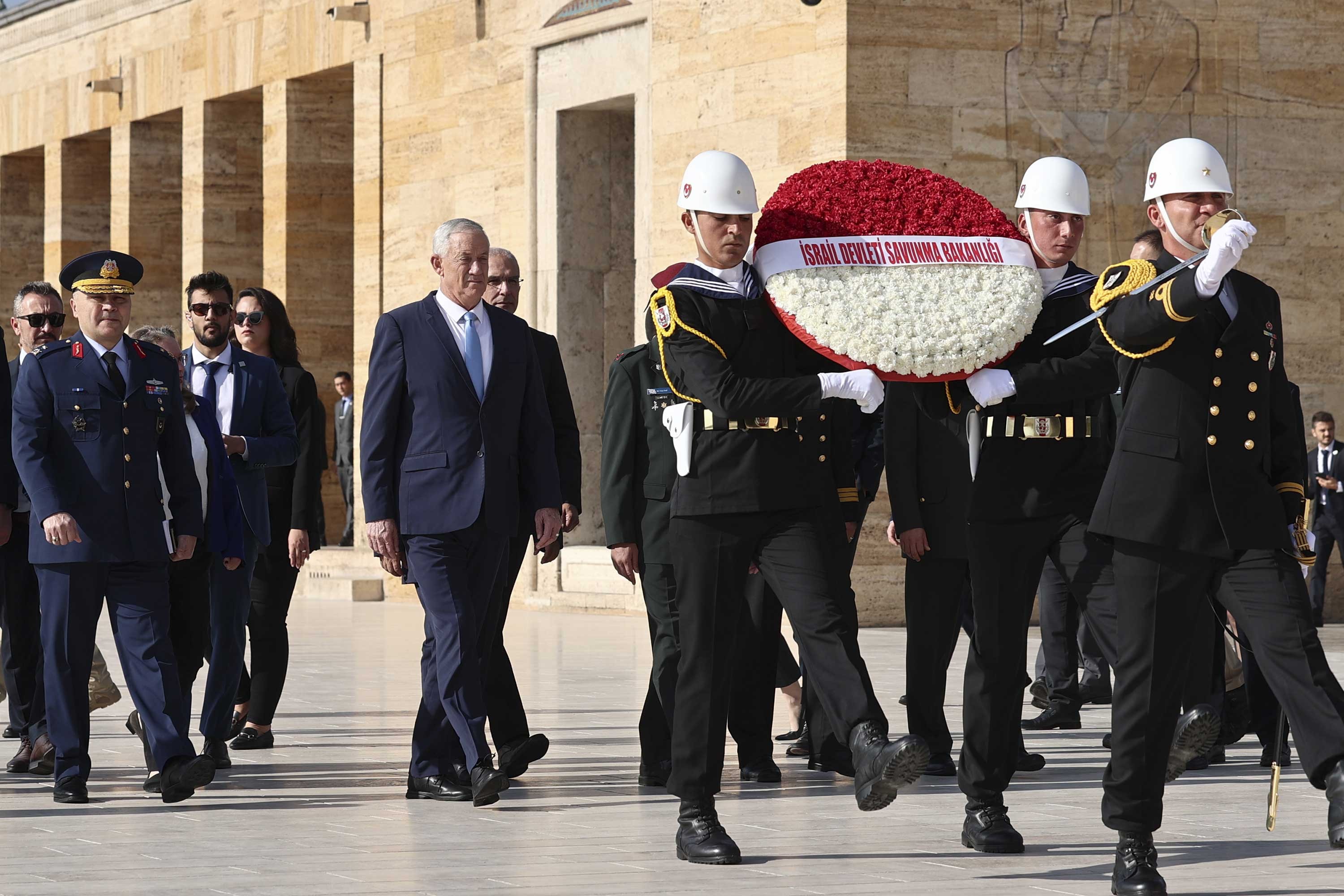 İsrail Savunma Bakanı Benny Gantz, Anıtkabir'de