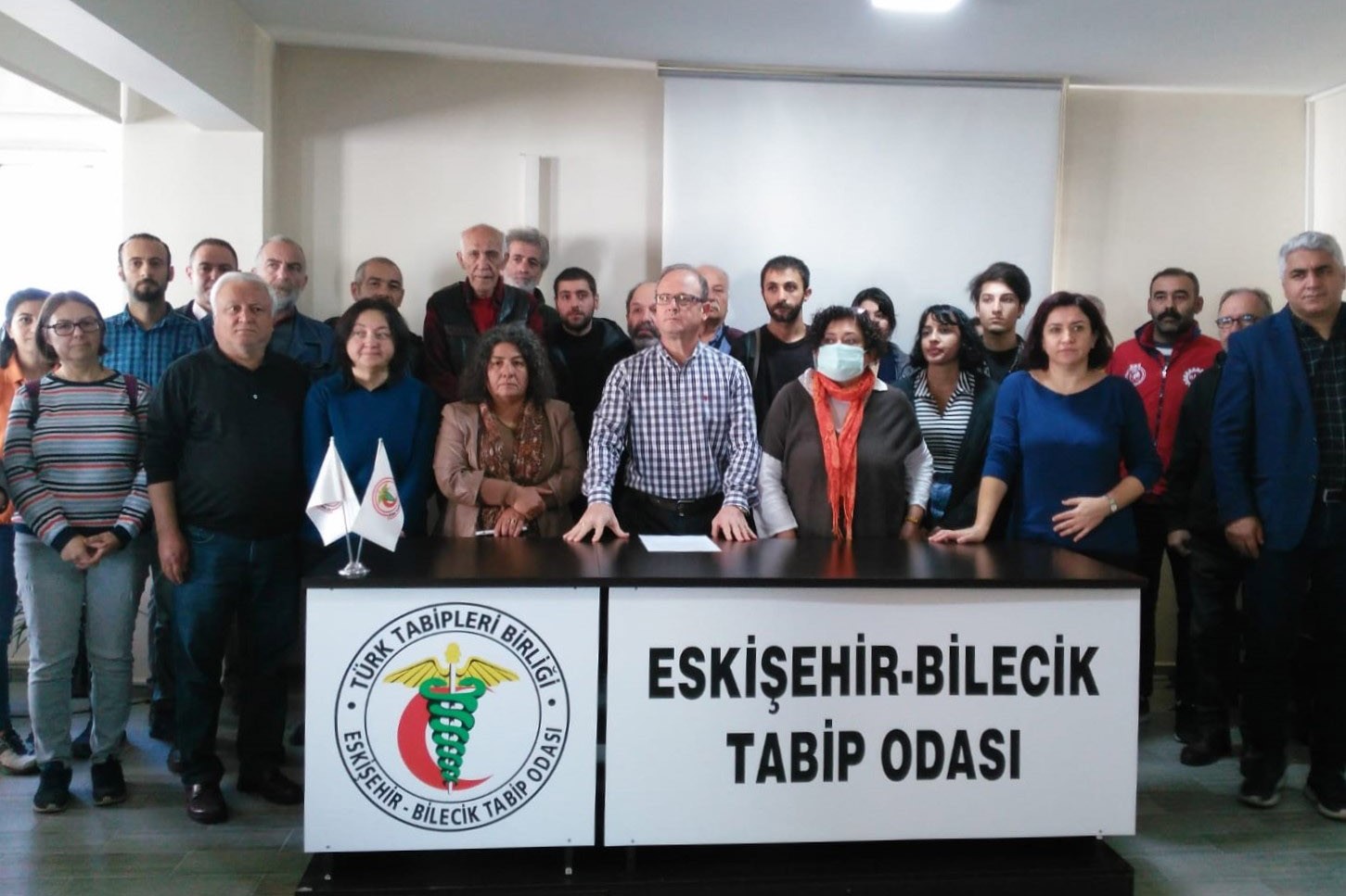 Fincancı'nın tutuklanması Eskişehir'de protesto edildi.