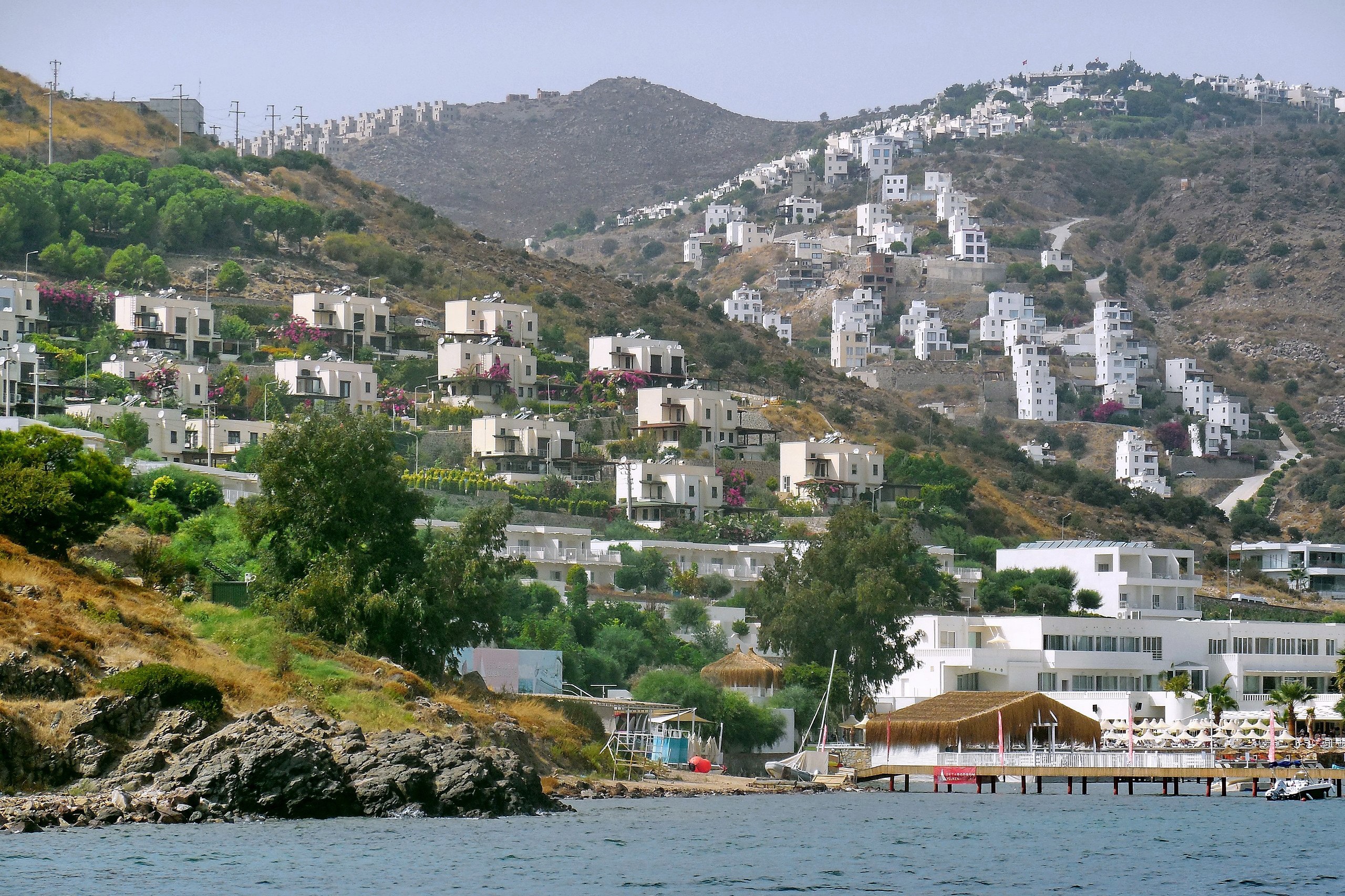 Bodrum'dan görünüm.