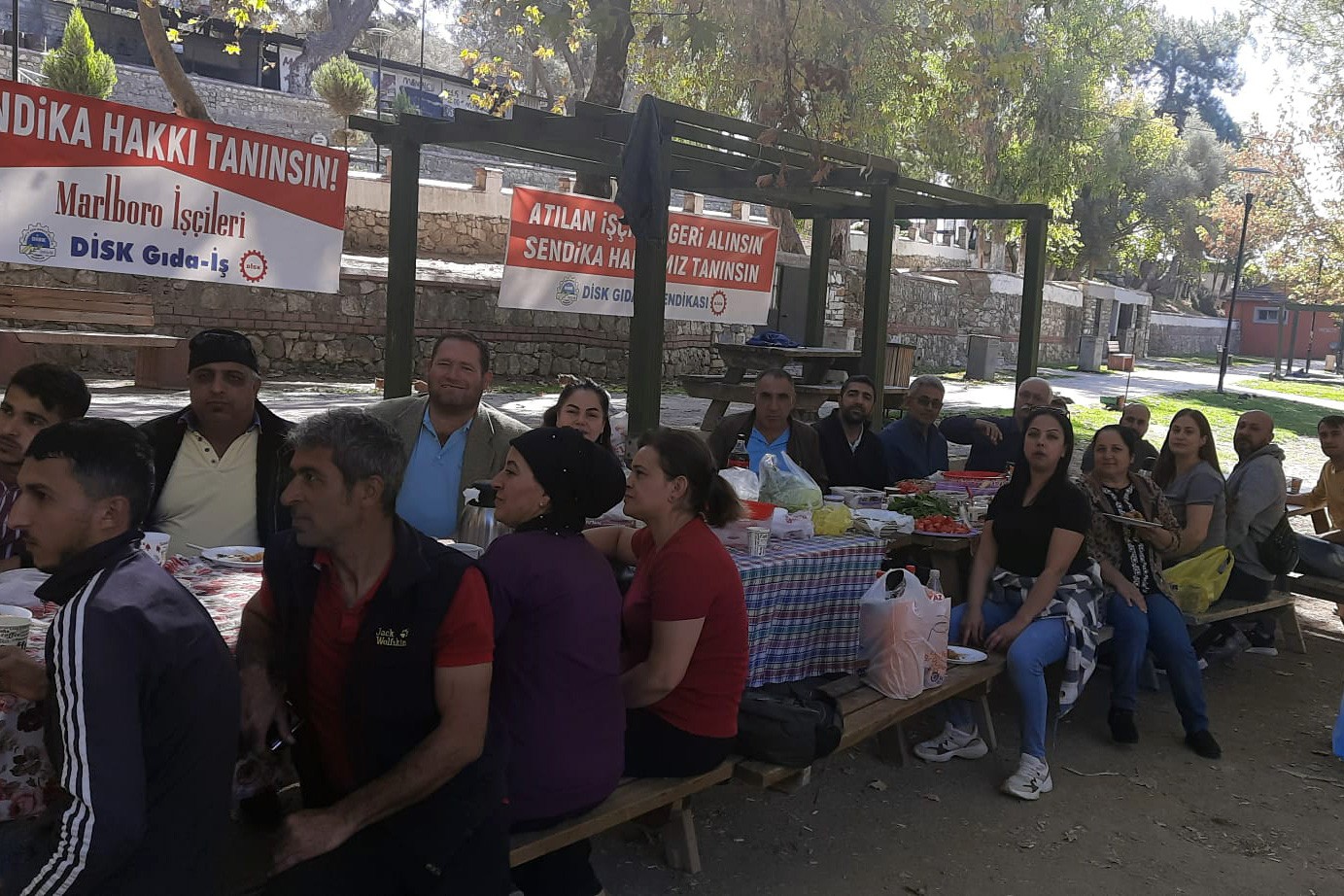 Marlboro işçileri dayanışma pikniği