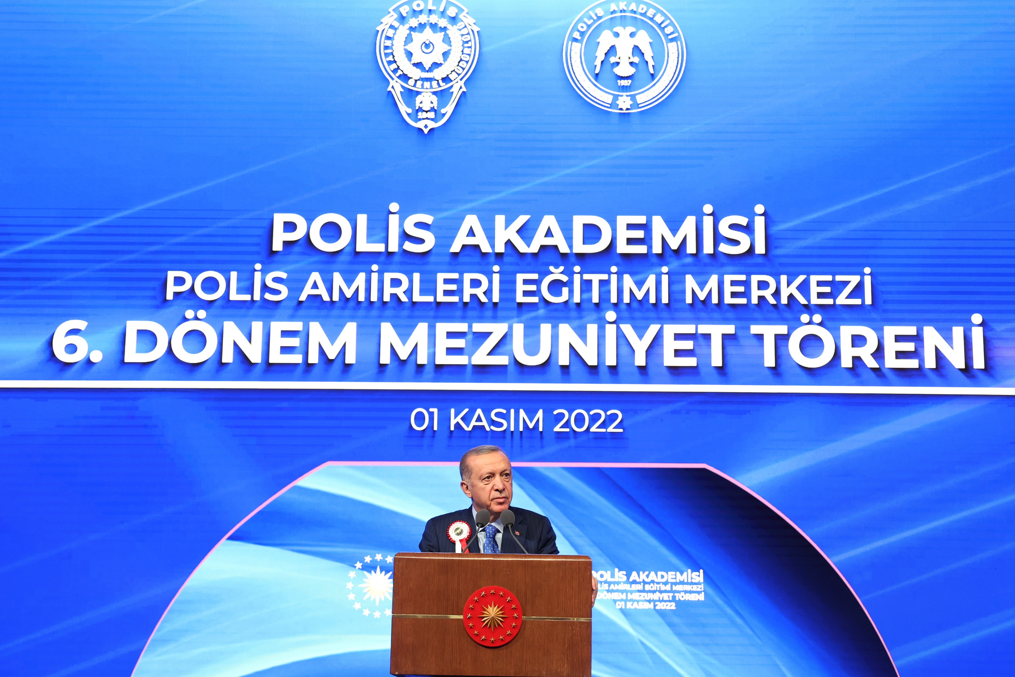 Erdoğan, polis akademisi