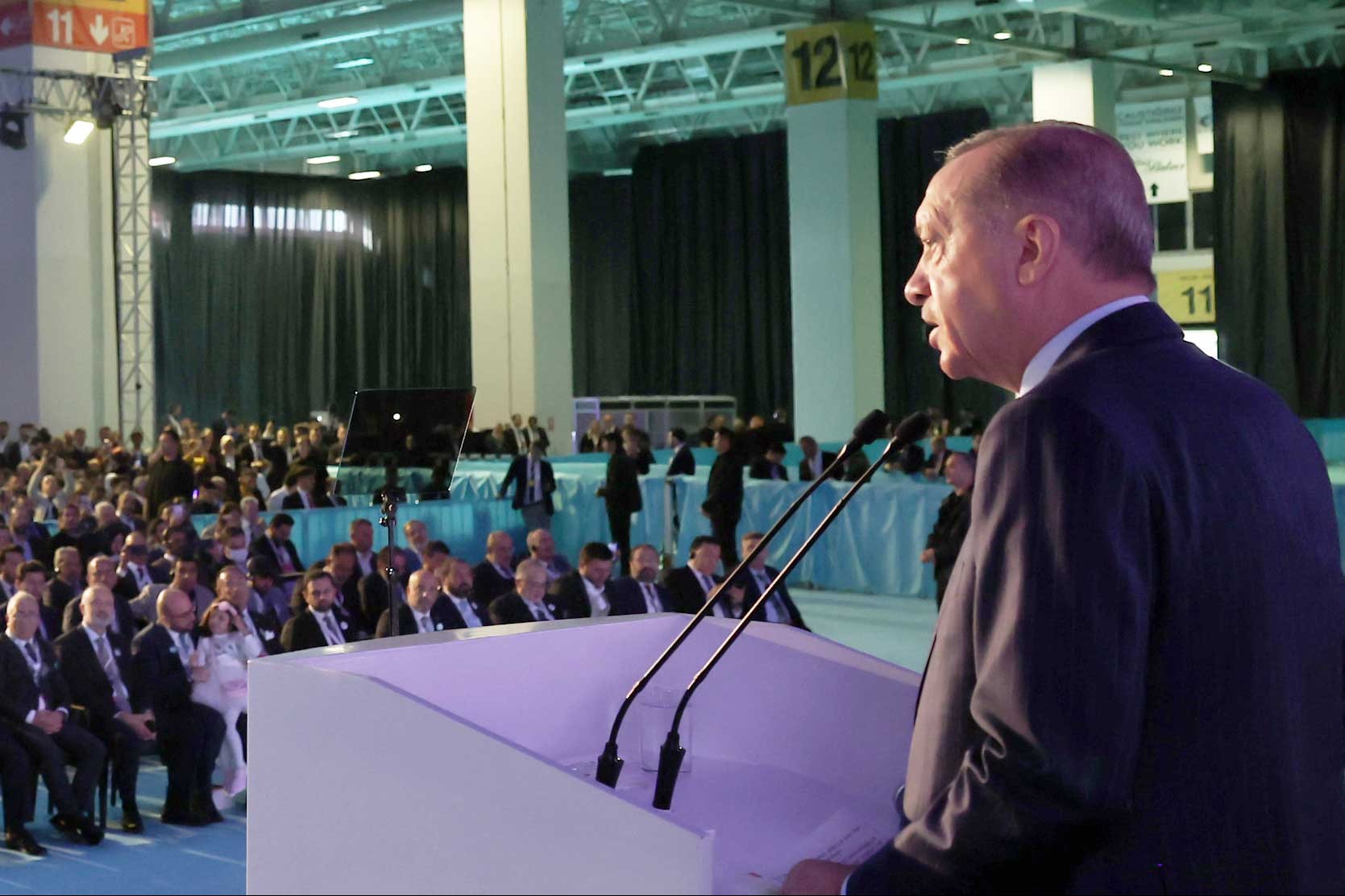 Erdoğan MÜSİAD EXPO'da konuşurken