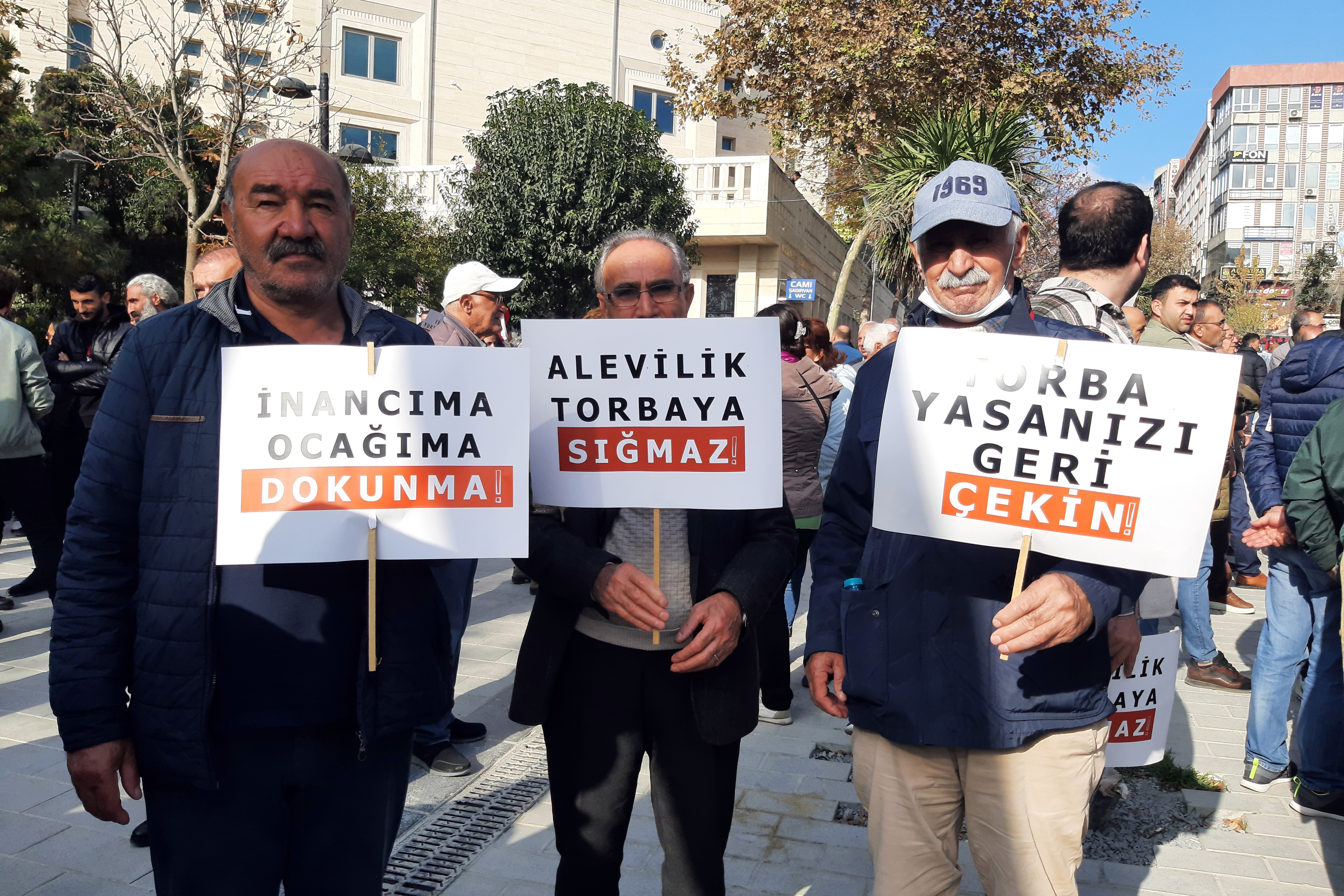 İstanbul Avcılar'da Alevi eylemi