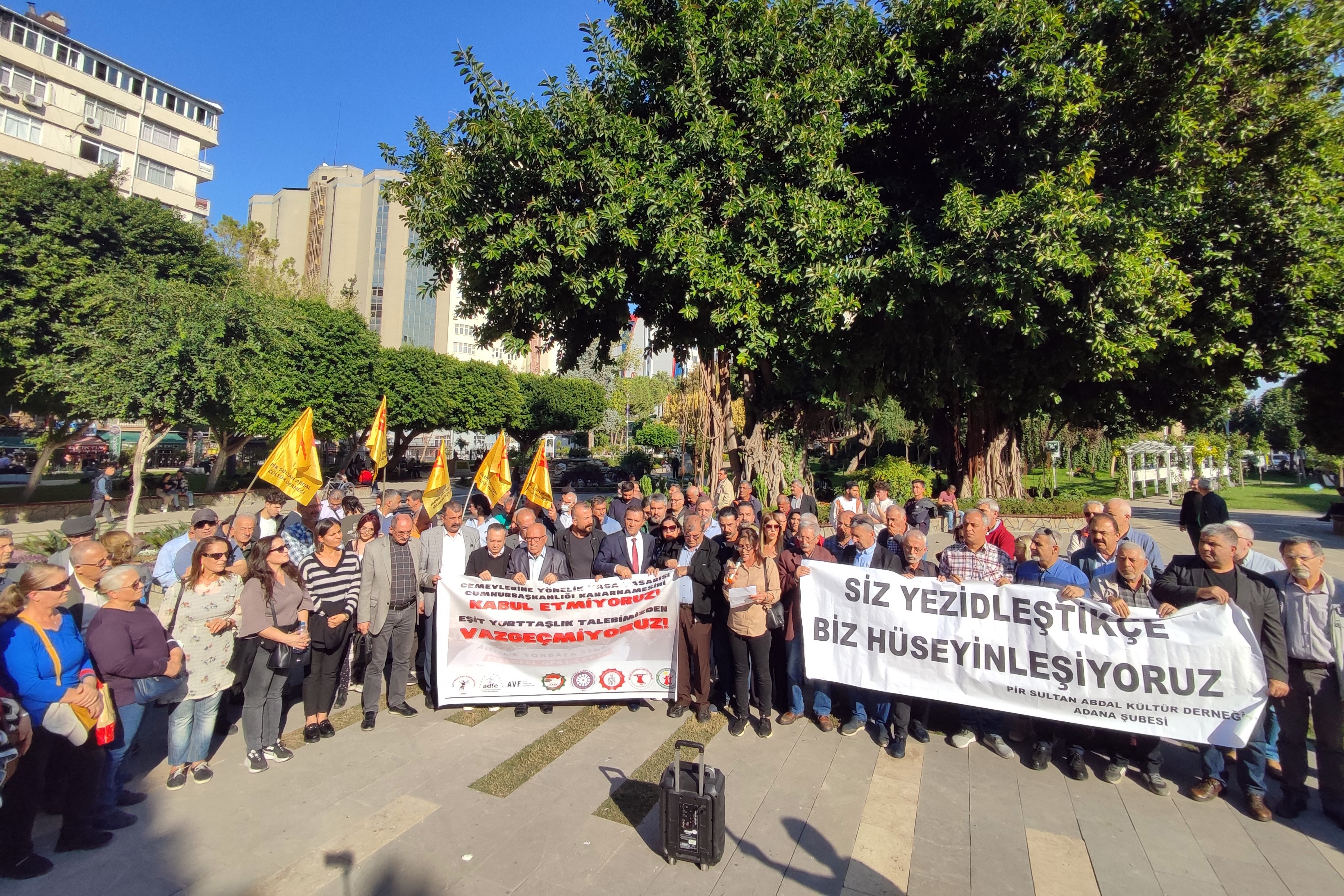 Adana'da Alevi eylemi