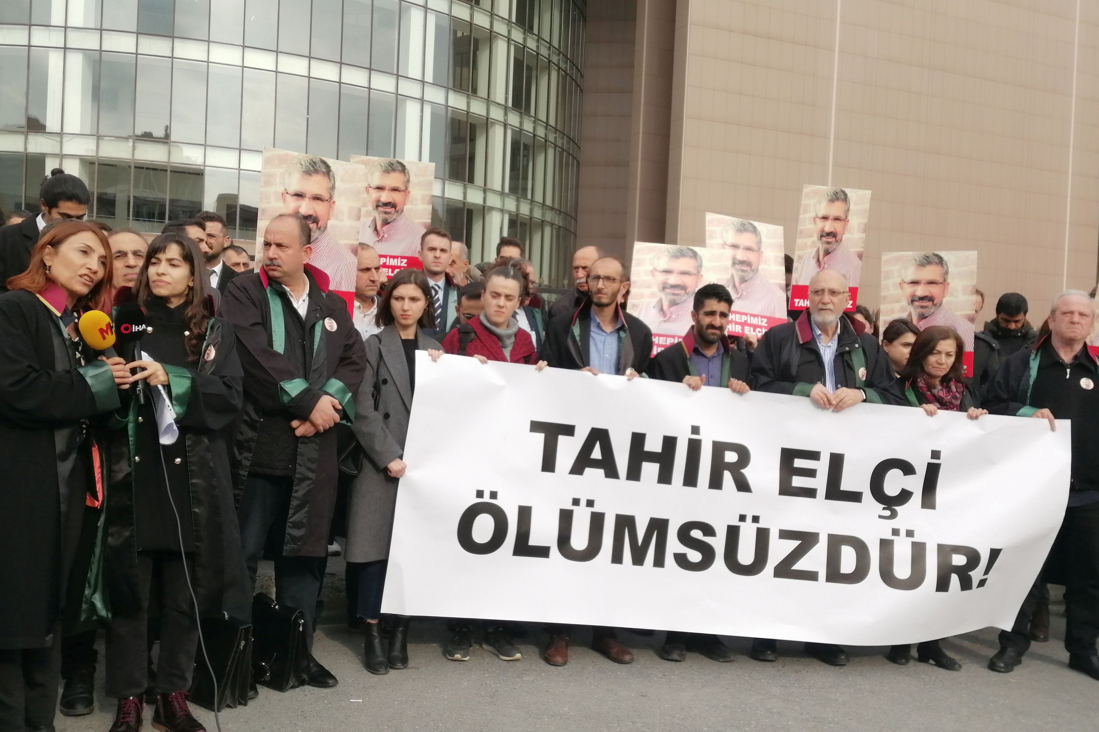 Tahir Elçi Bakırköy Adliyesi'nde anıldı.