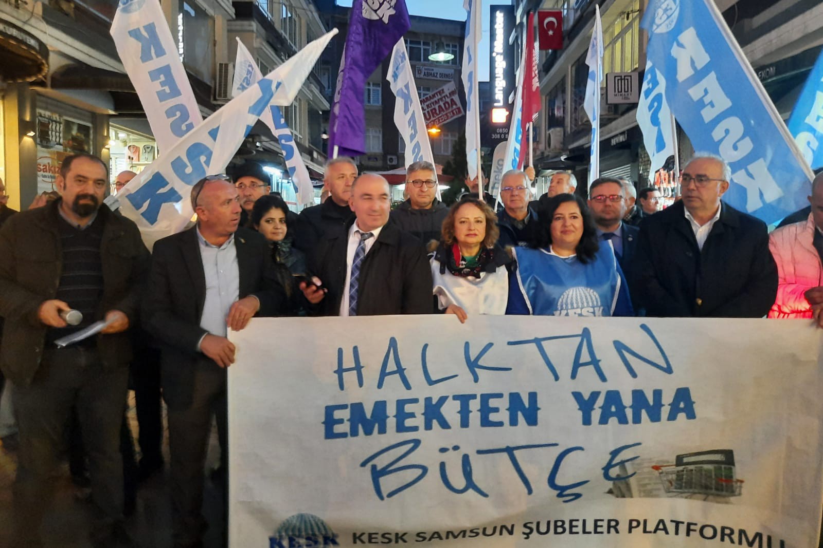 KESK Samsun bütçe mitingi açıklaması