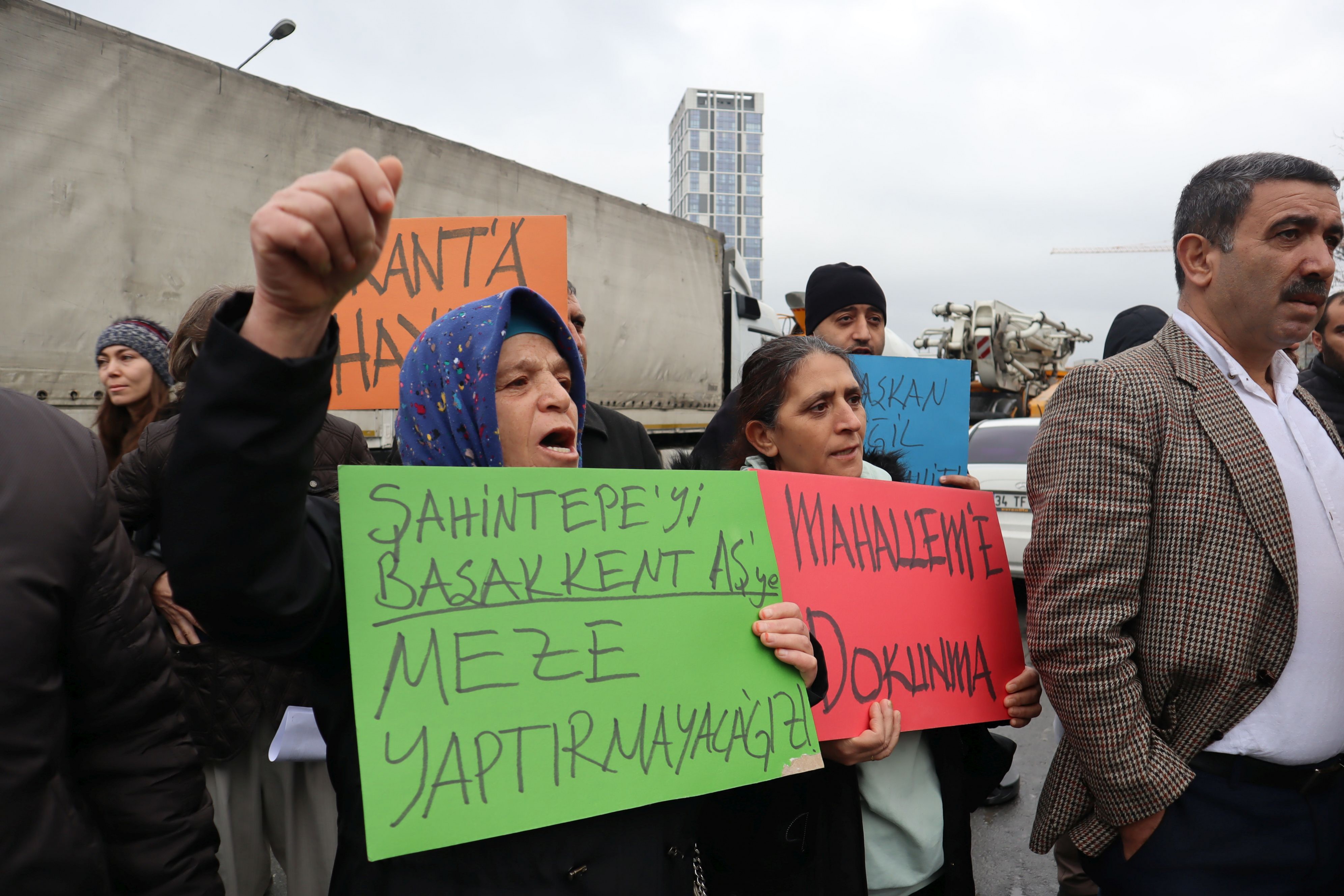 Kentsel dönüşüme karşı direnen Şahintepe halkı