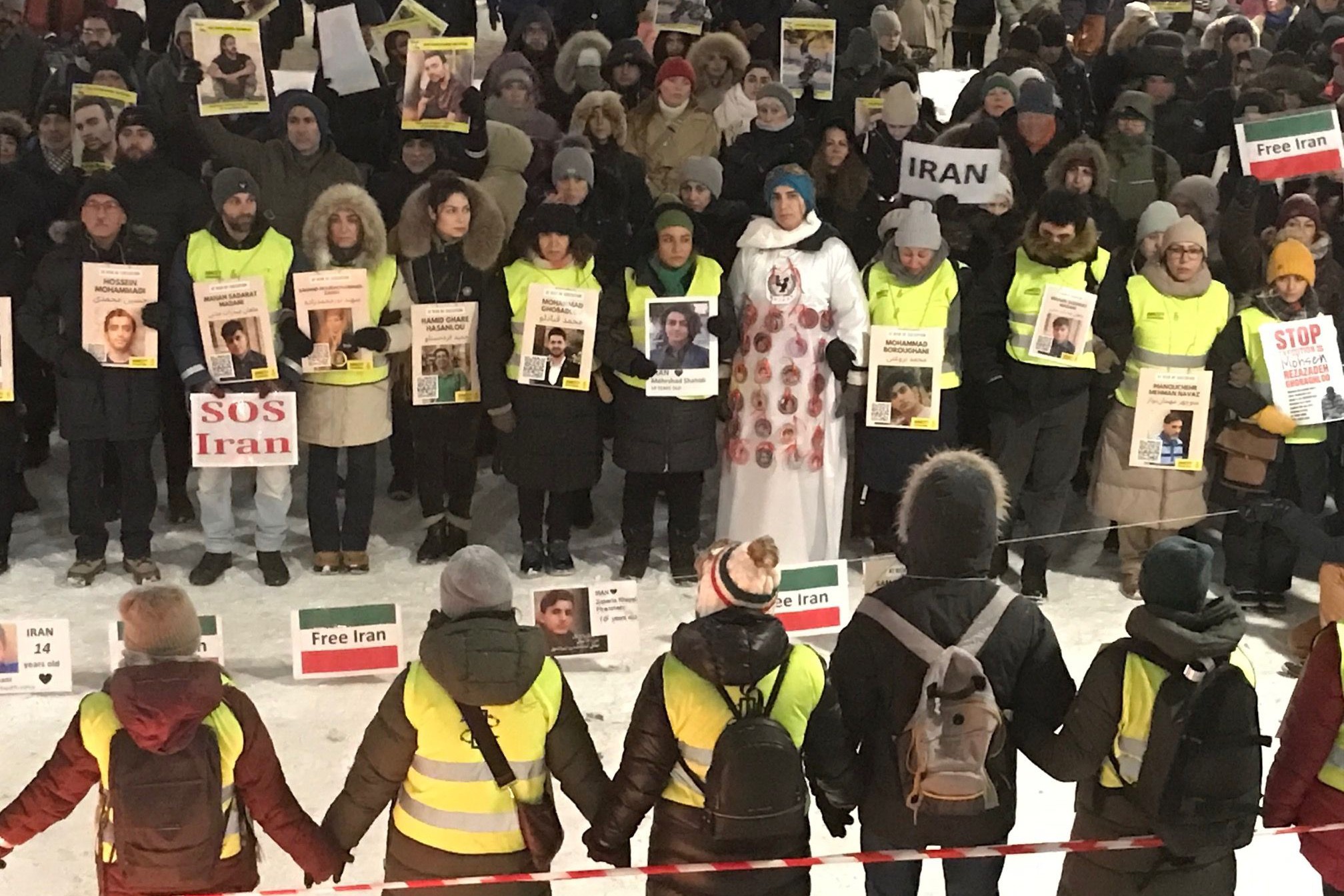 Oslo'da İran'daki idamların durdurulması için eylem