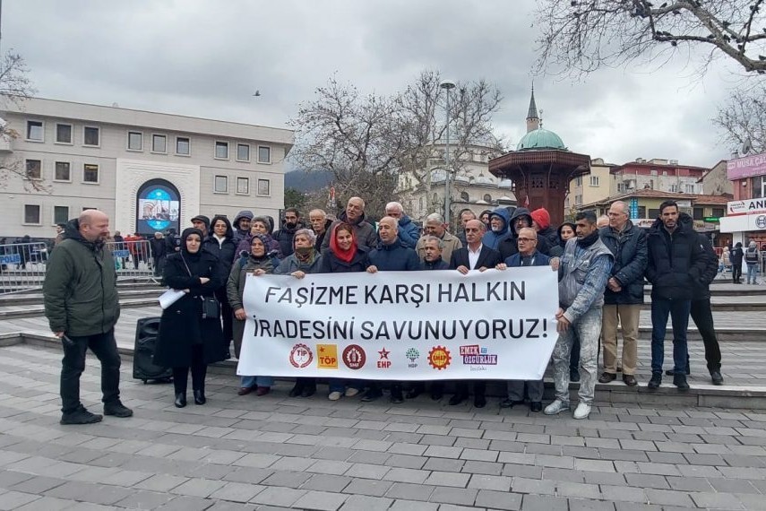 Bursa'da açıklama