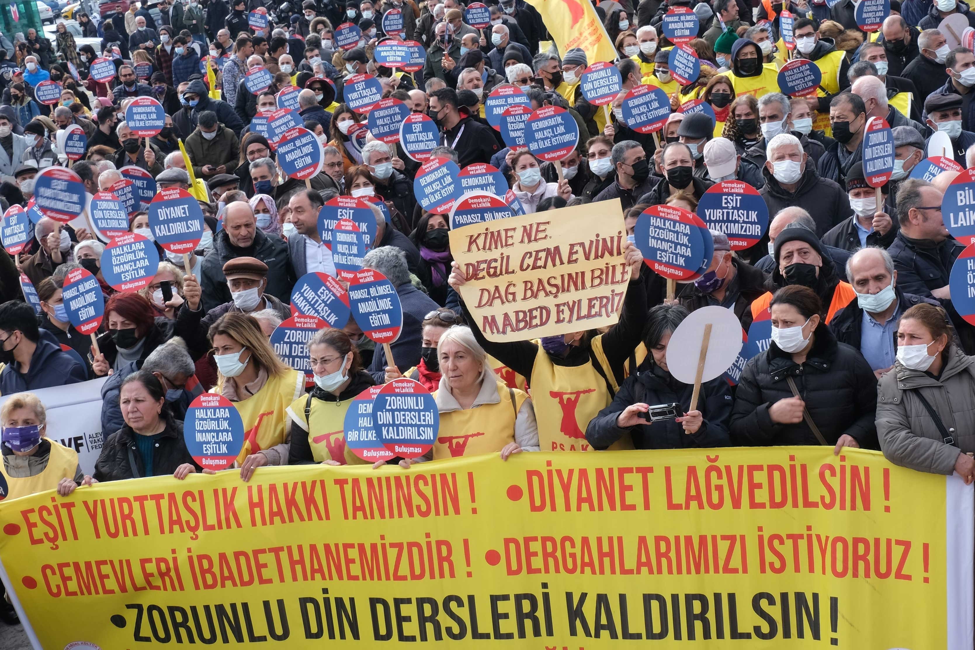 alevi örgütlerinin basın açıklaması