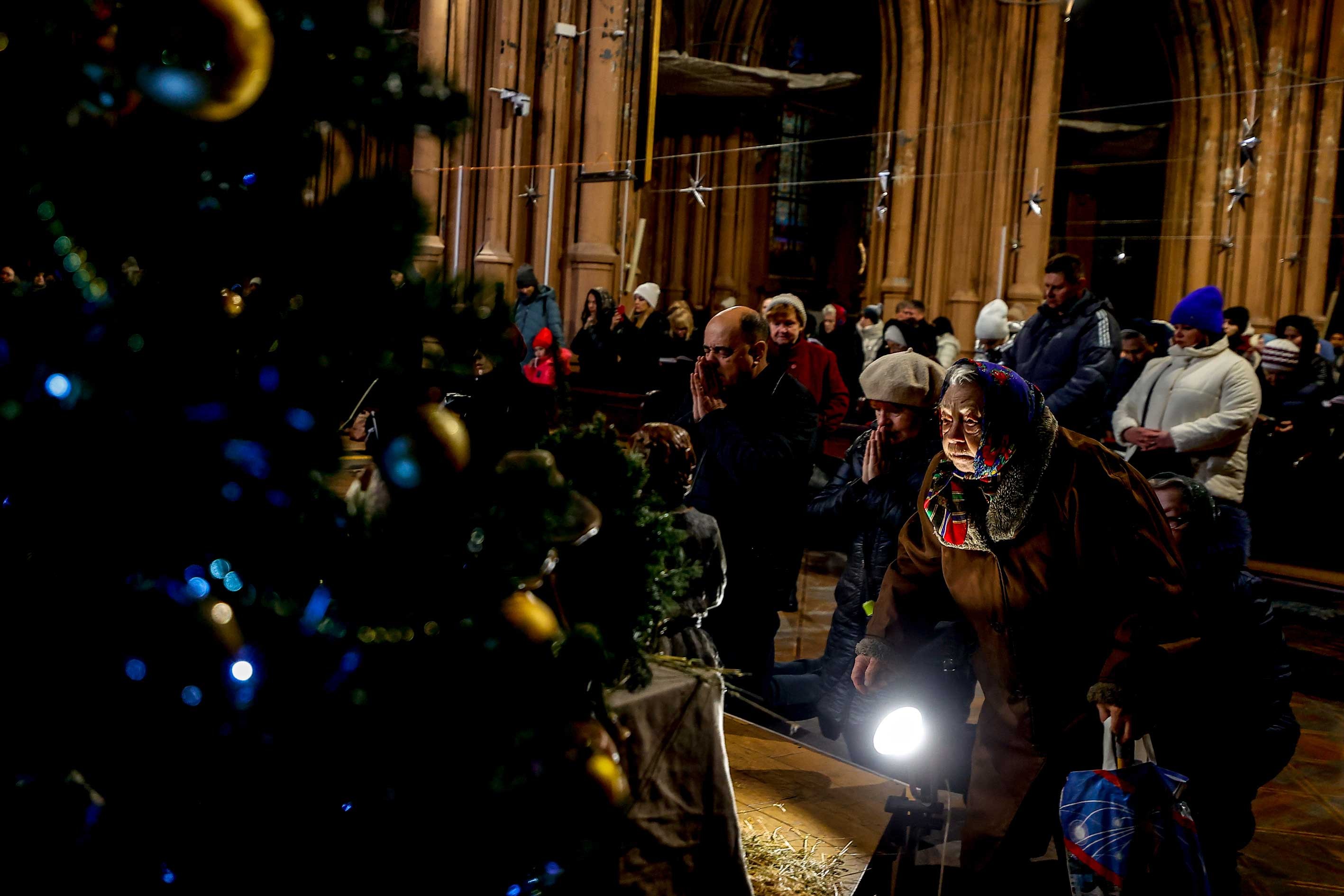 Ukrayna'daki Noel kutlaması