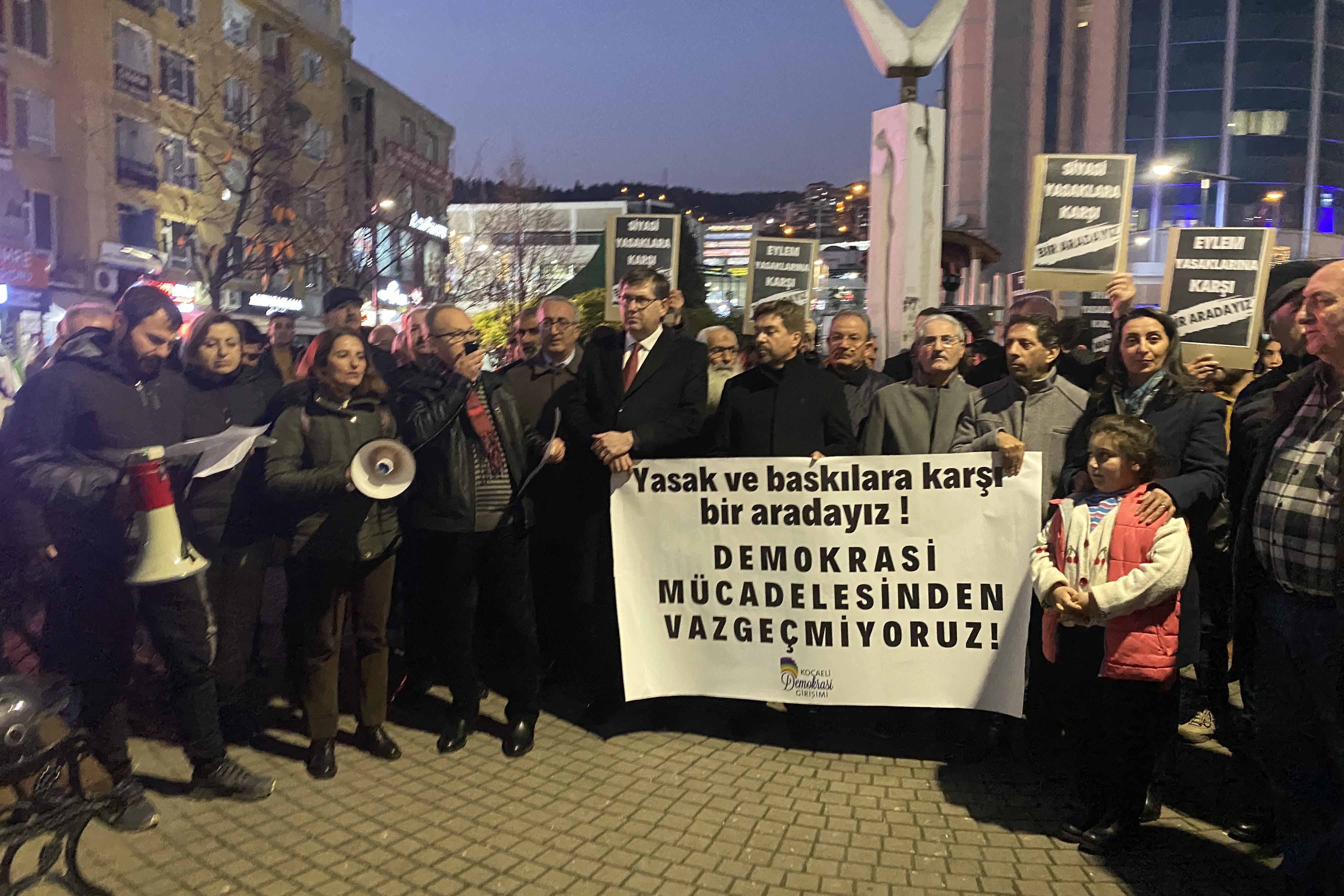 Kocaeli Demokrasi Girişimi: Demokrasi mücadelesinden vazgeçmiyoruz