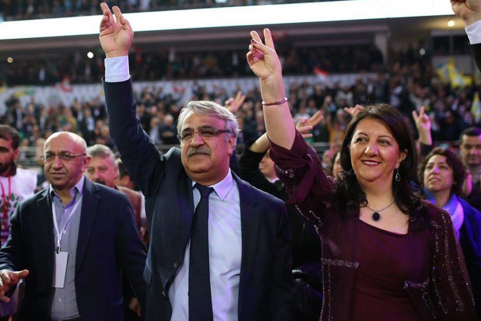 HDP Eş Genel Başkanları Pervin Buldan ve Mithat Sancar, 