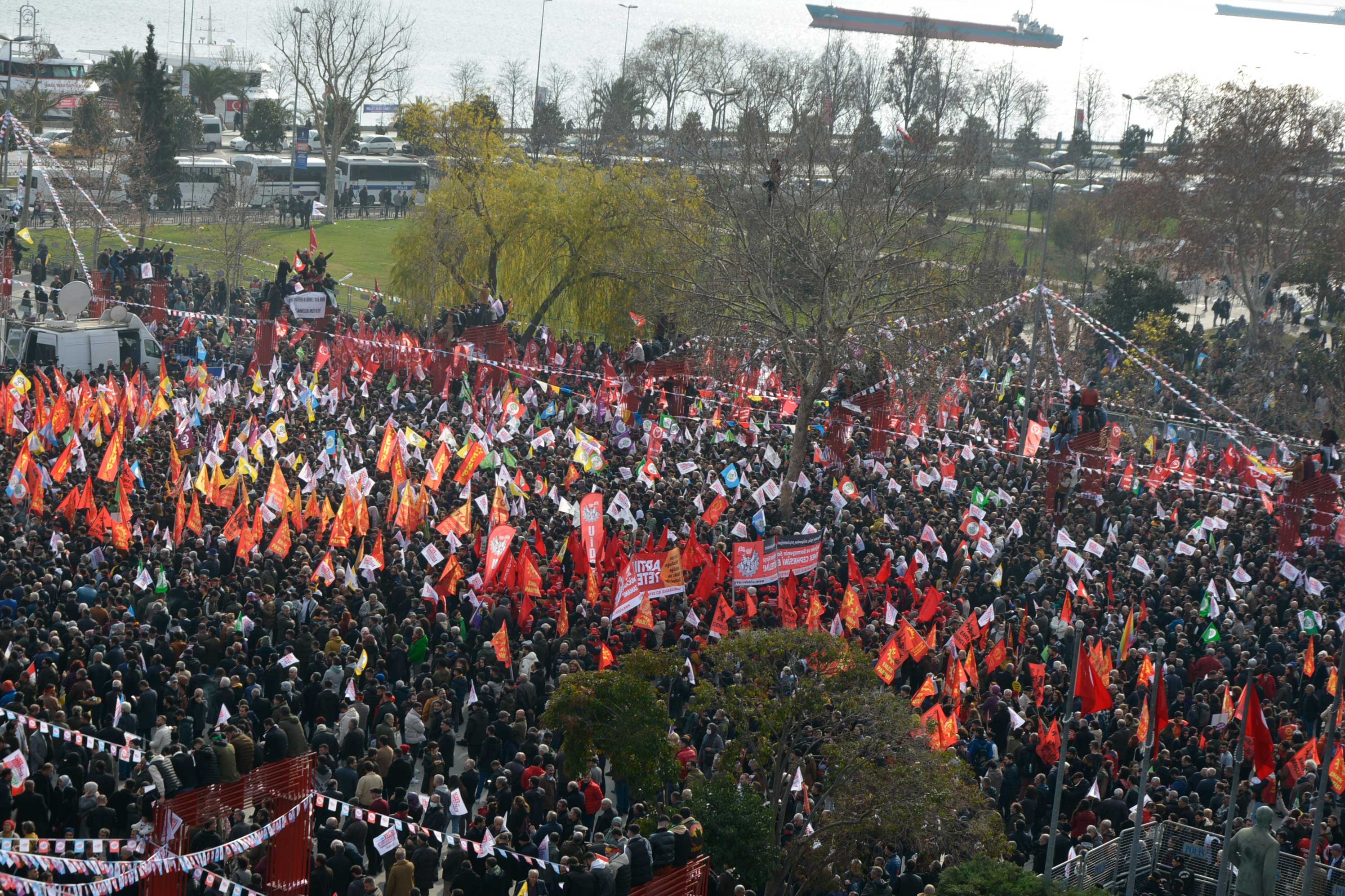 Emek ve Özgürlük İttifakı Kartal mitingi