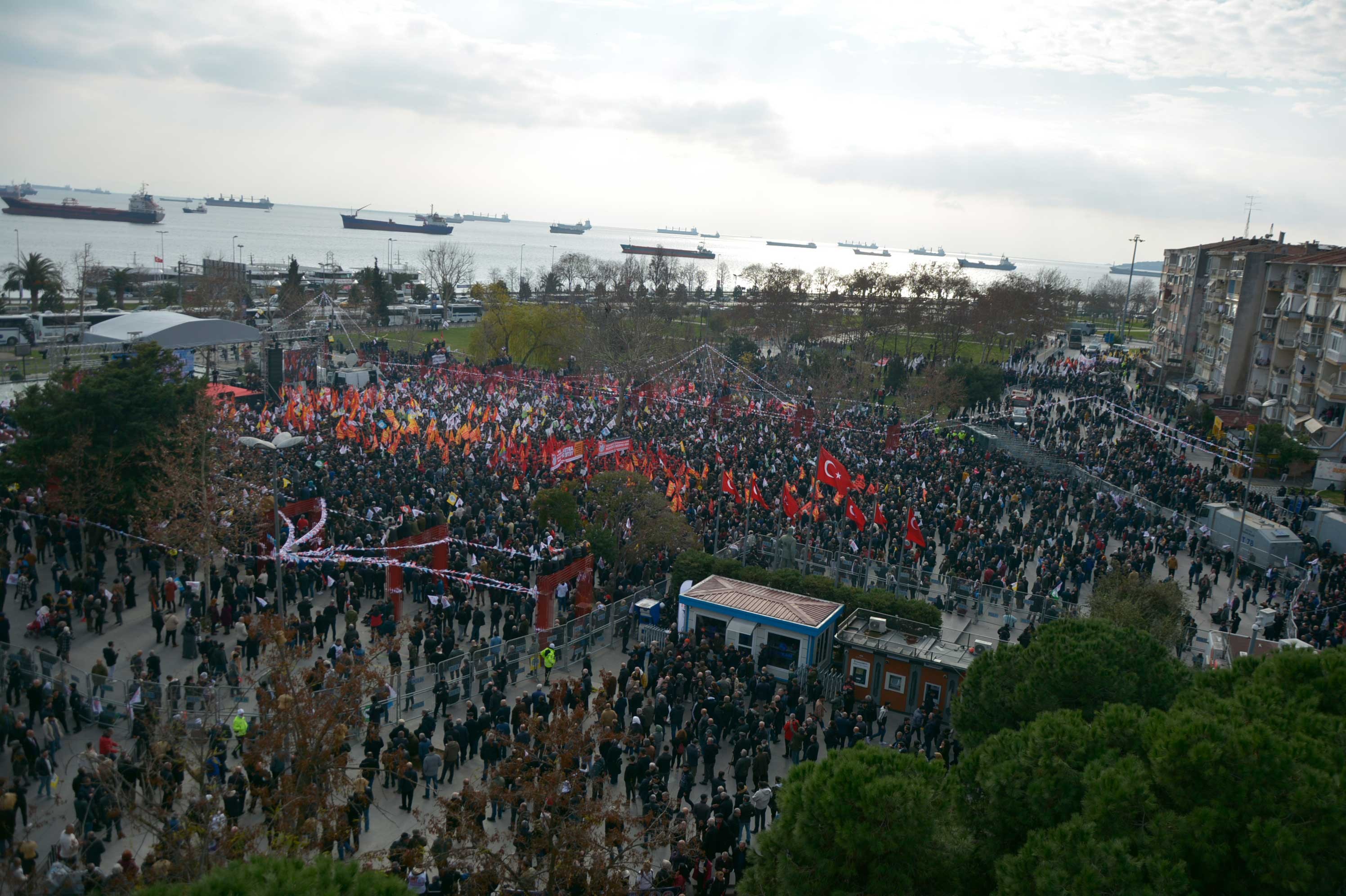 Emek ve Özgürlük İttifakı Kartal mitingi