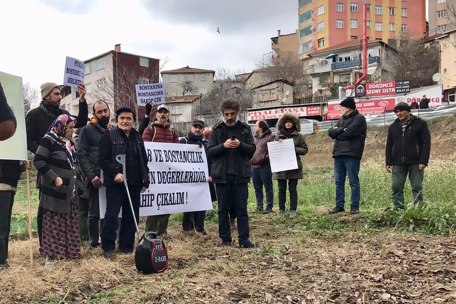 Piyalepaşa Camii Bostanı için açıklama düzenlendi