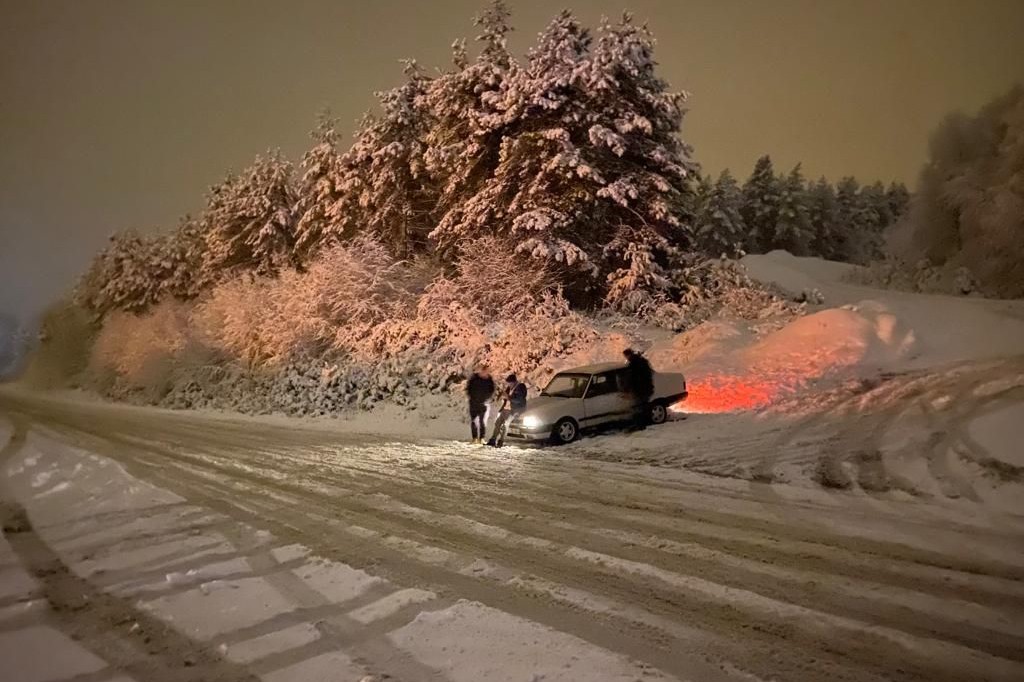 Zonguldak'ta kar