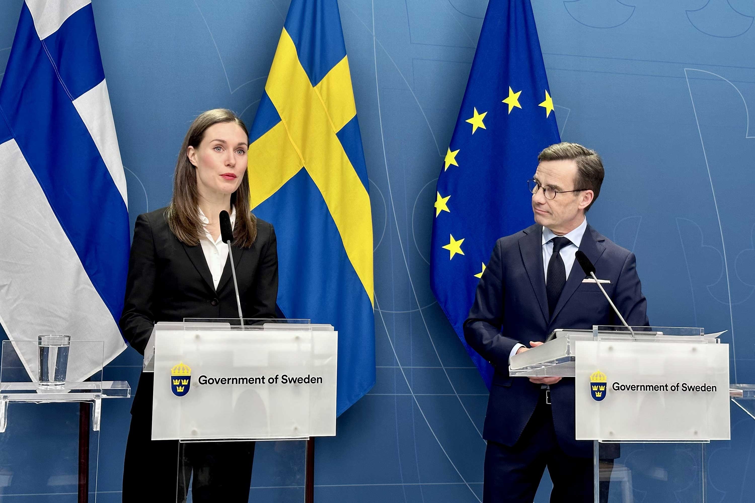 Sanna Marin ve Ulf Kristersson