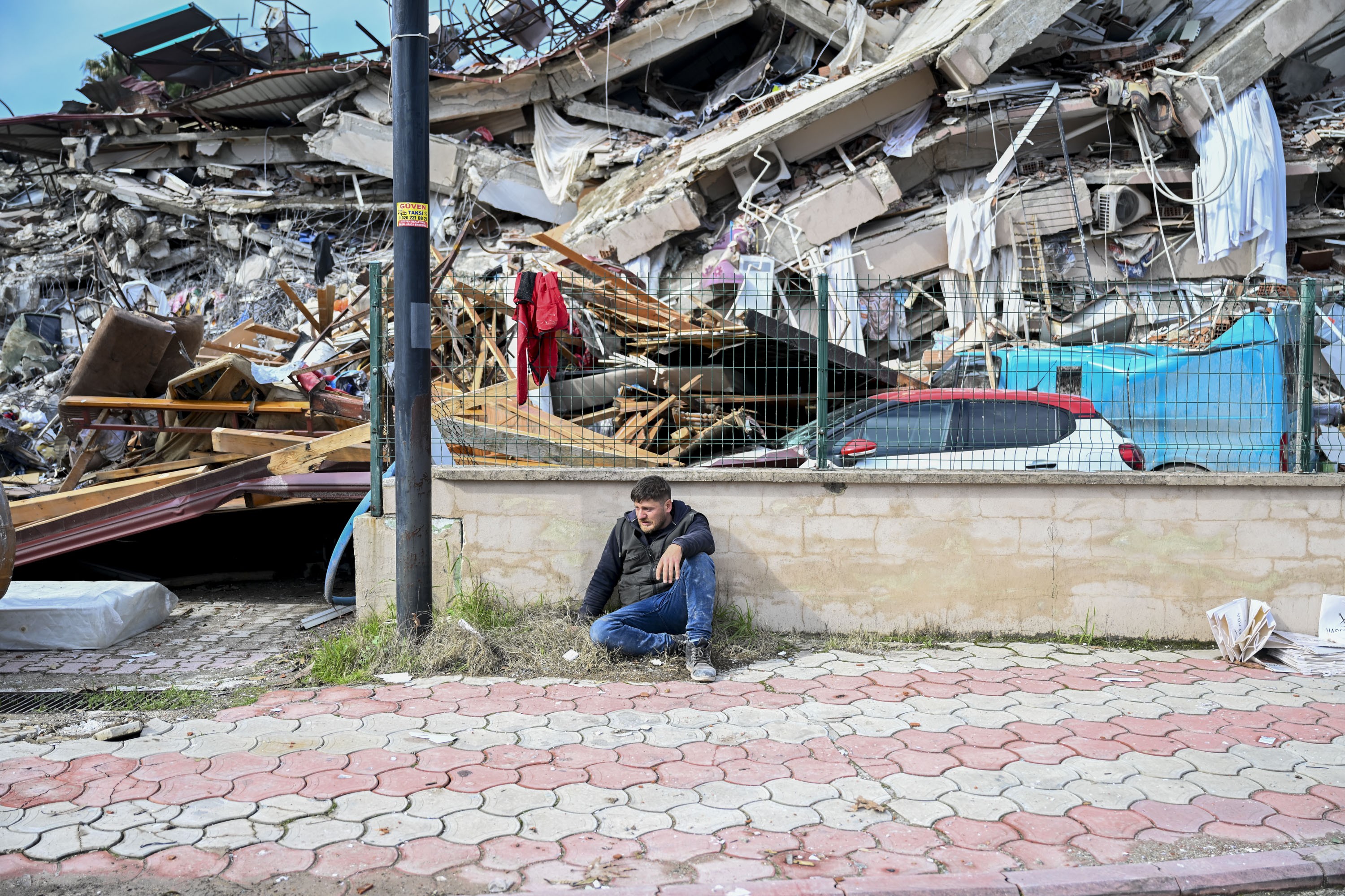 Hatay'da depremzedeler